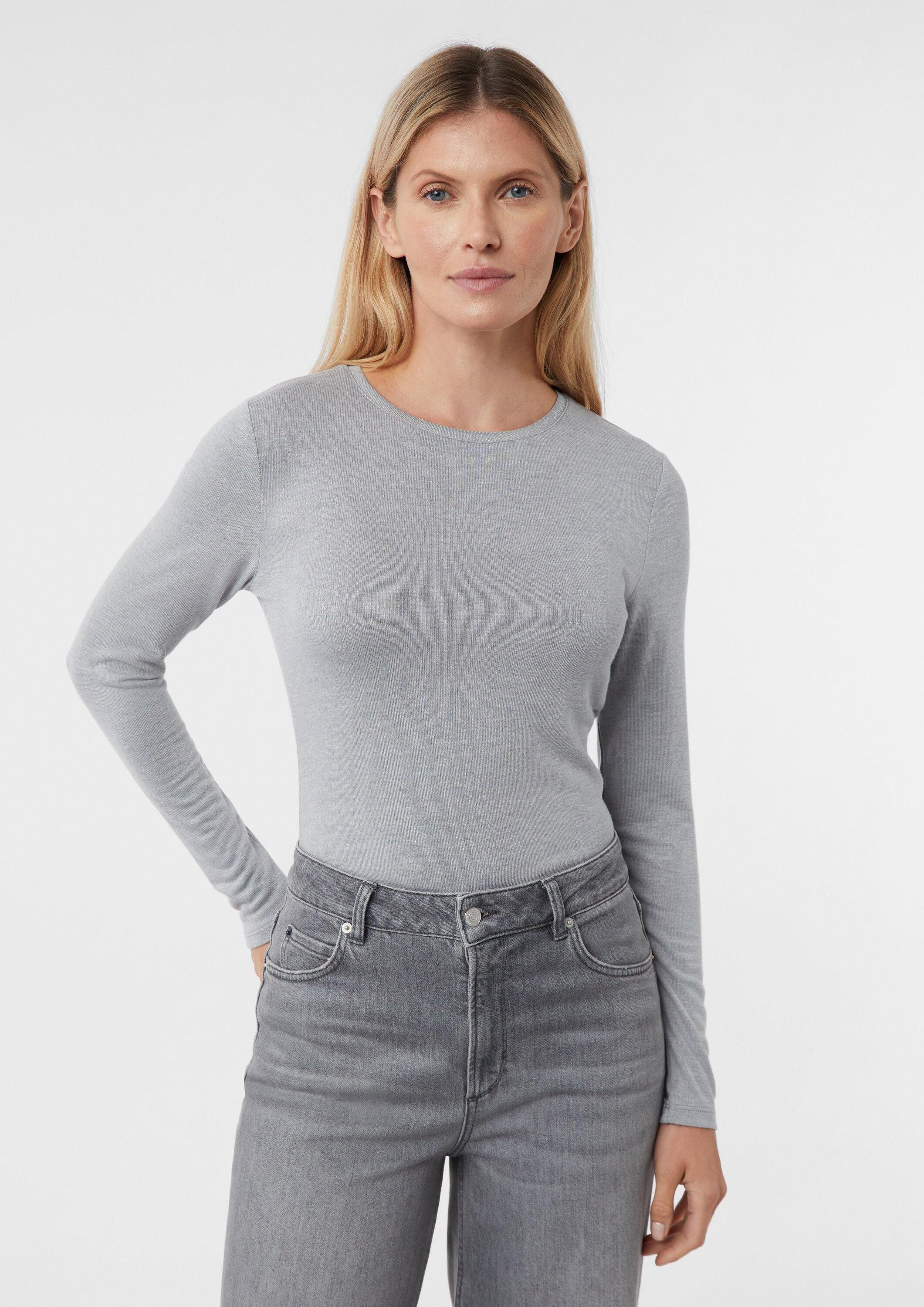 comma Langarmshirt T-Shirt Langarmshirt aus Jersey günstig online kaufen