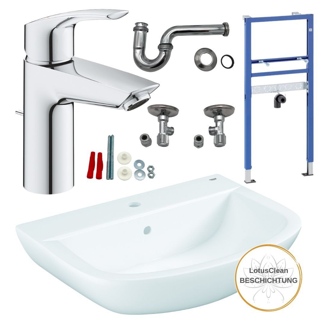 Grohe Раковины Geberit Element Grohe Раковины Armatur Siphon (Komplettset)