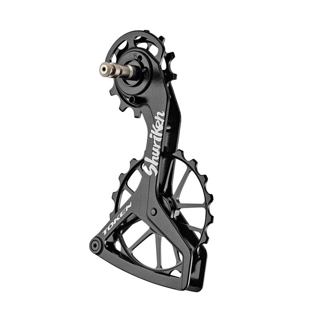 Token Schaltung Drivetrain Shuriken black für Shimano 105 RD-R7000