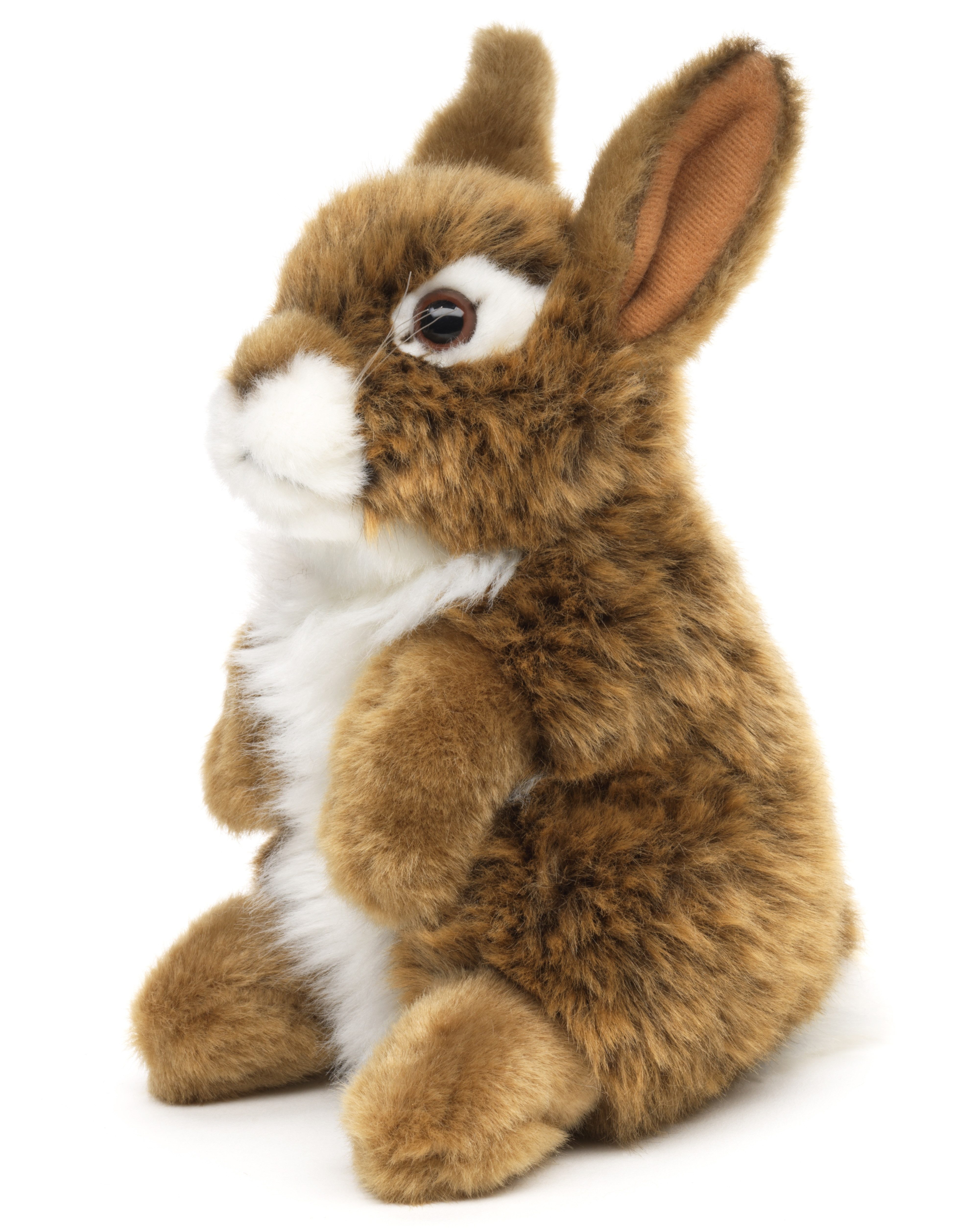 Uni-Toys Kuscheltier Hase, stehend - versch. Farben - 18 cm - Plüsch-Kaninchen - Plüschtier, zu 100 % recyceltes Füllmaterial