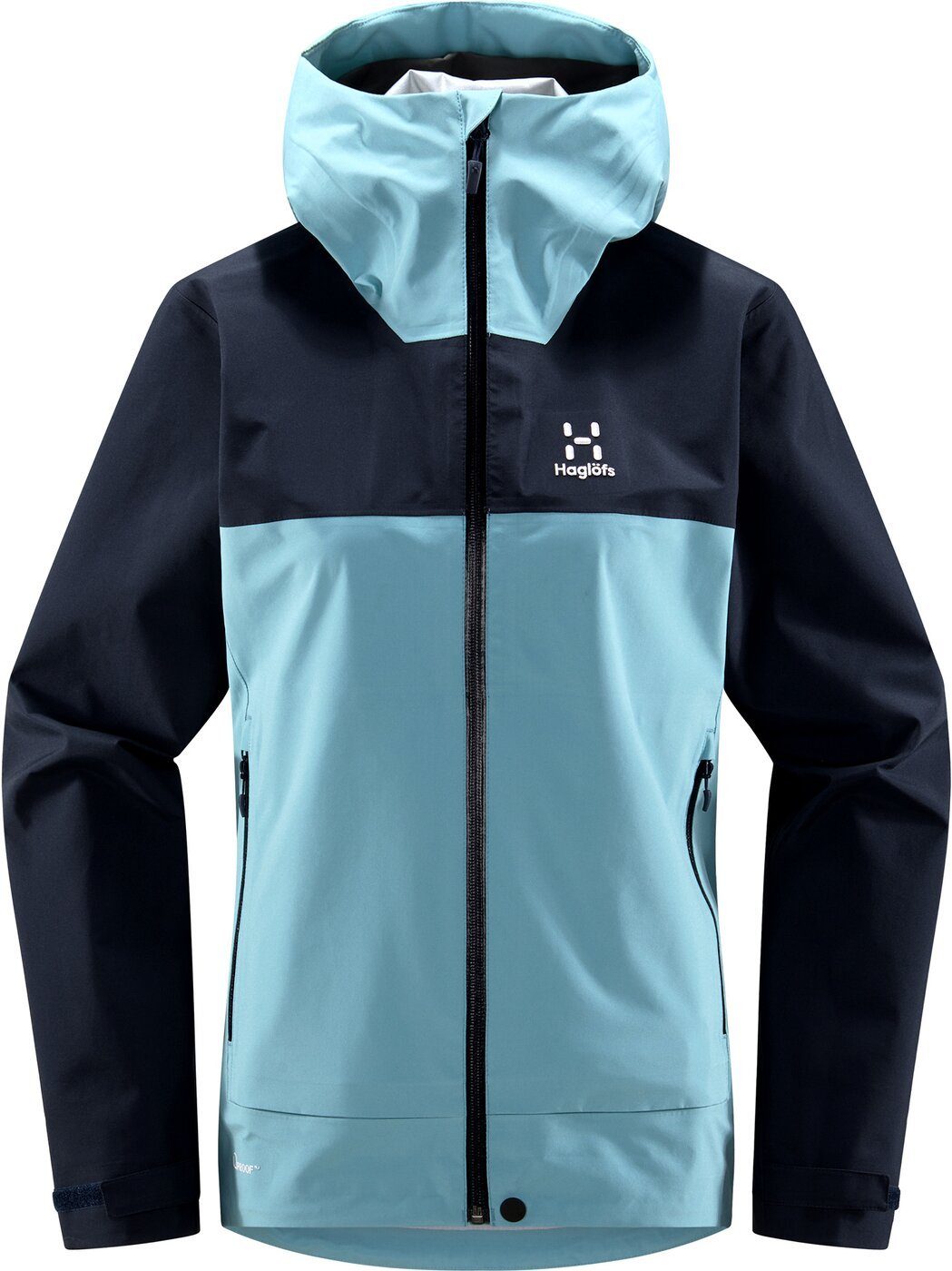 Haglöfs Funktionsjacke Front Proof Jacket Women FROST BLUE/TARN BLUE