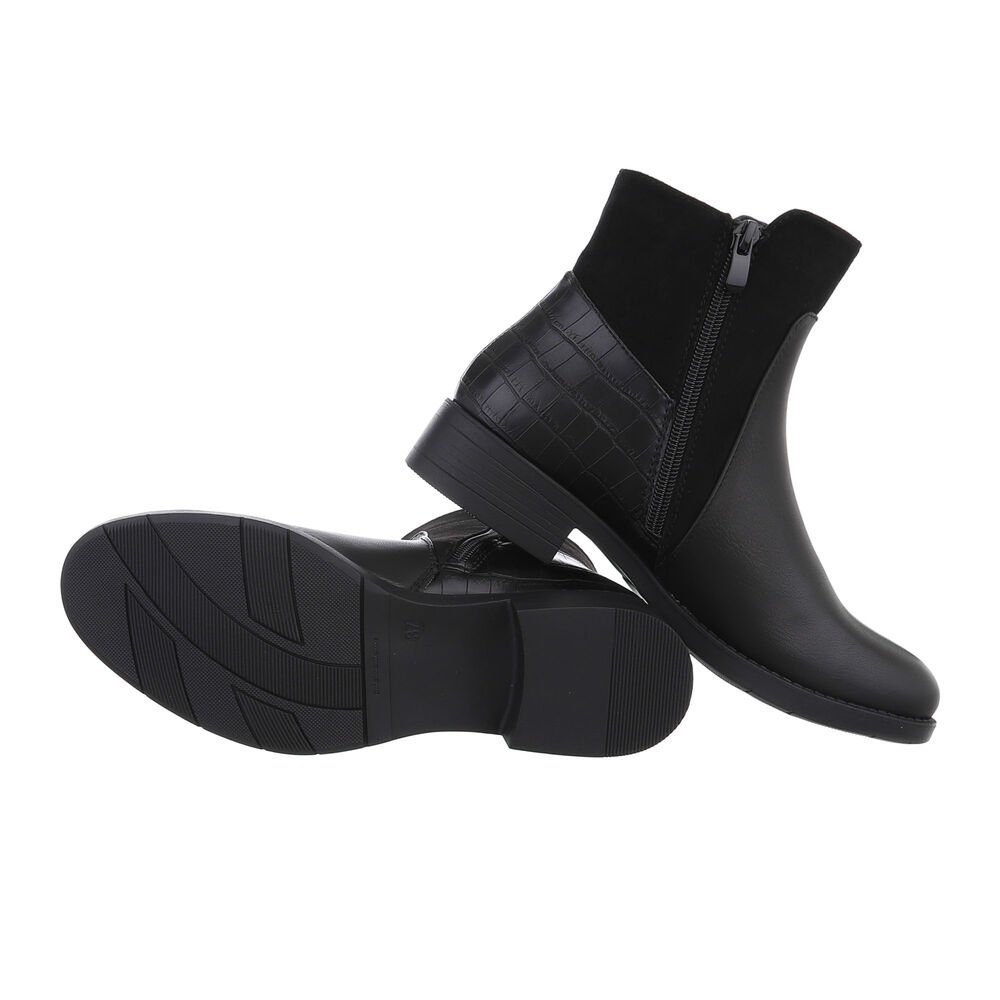Ital-Design Damen Elegant Stiefelette (84989695) Blockabsatz günstig online kaufen