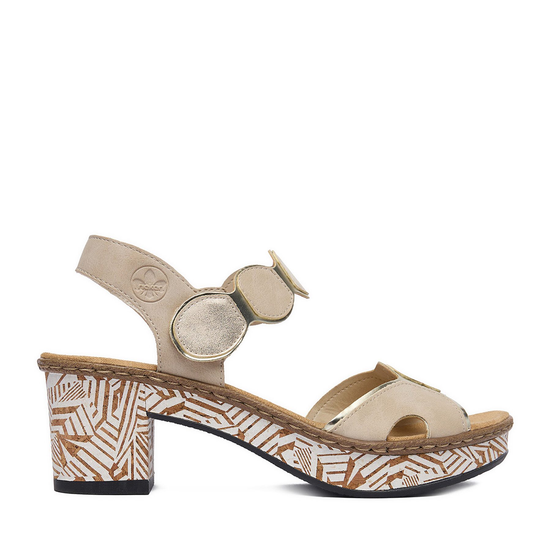 Rieker Rieker Damen-Sandalen Beige 63876-62 Sandale