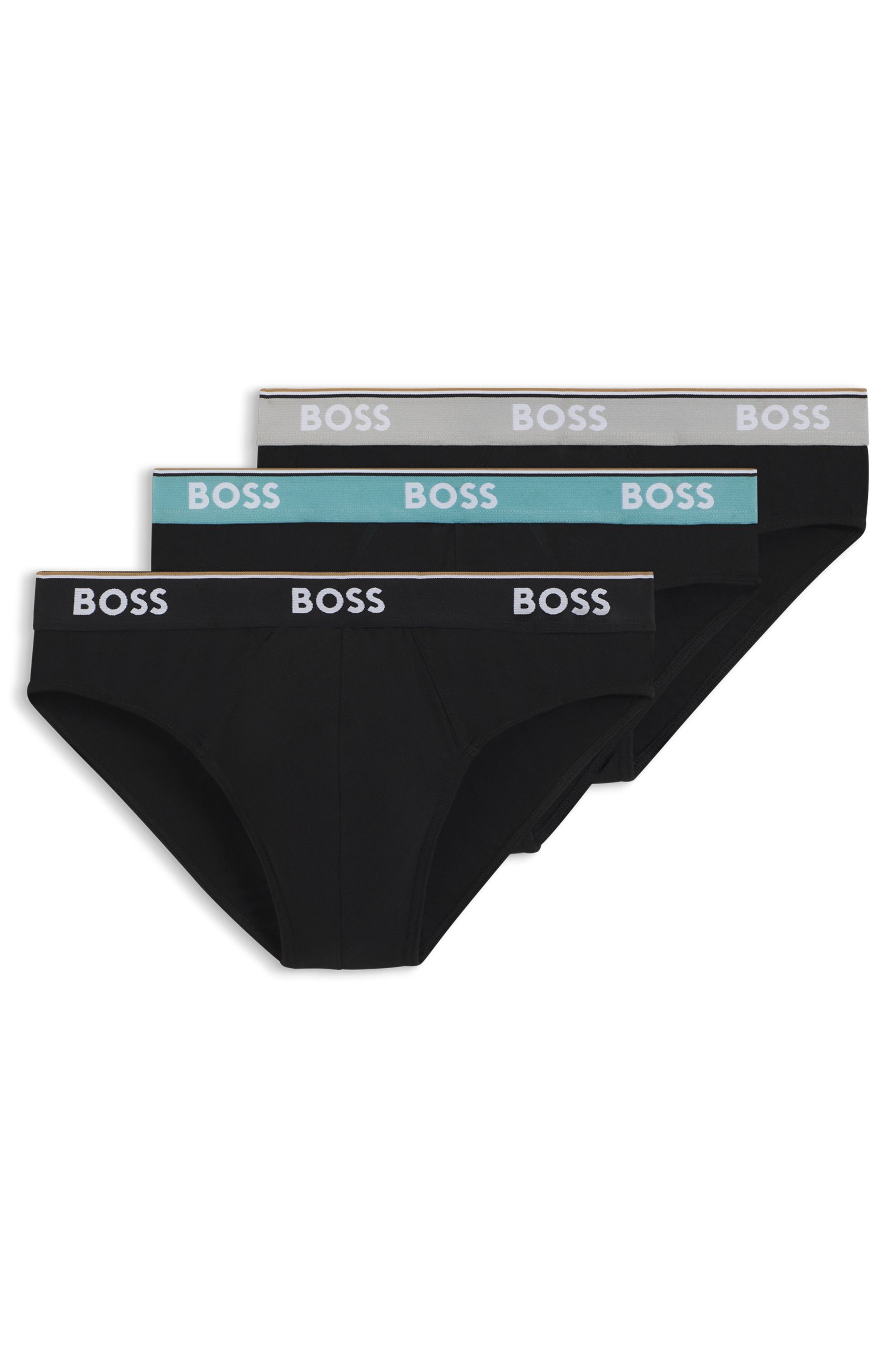 BOSS Slip Brief 3P Power (Packung, 3-St) mit BOSS Schriftzug günstig online kaufen