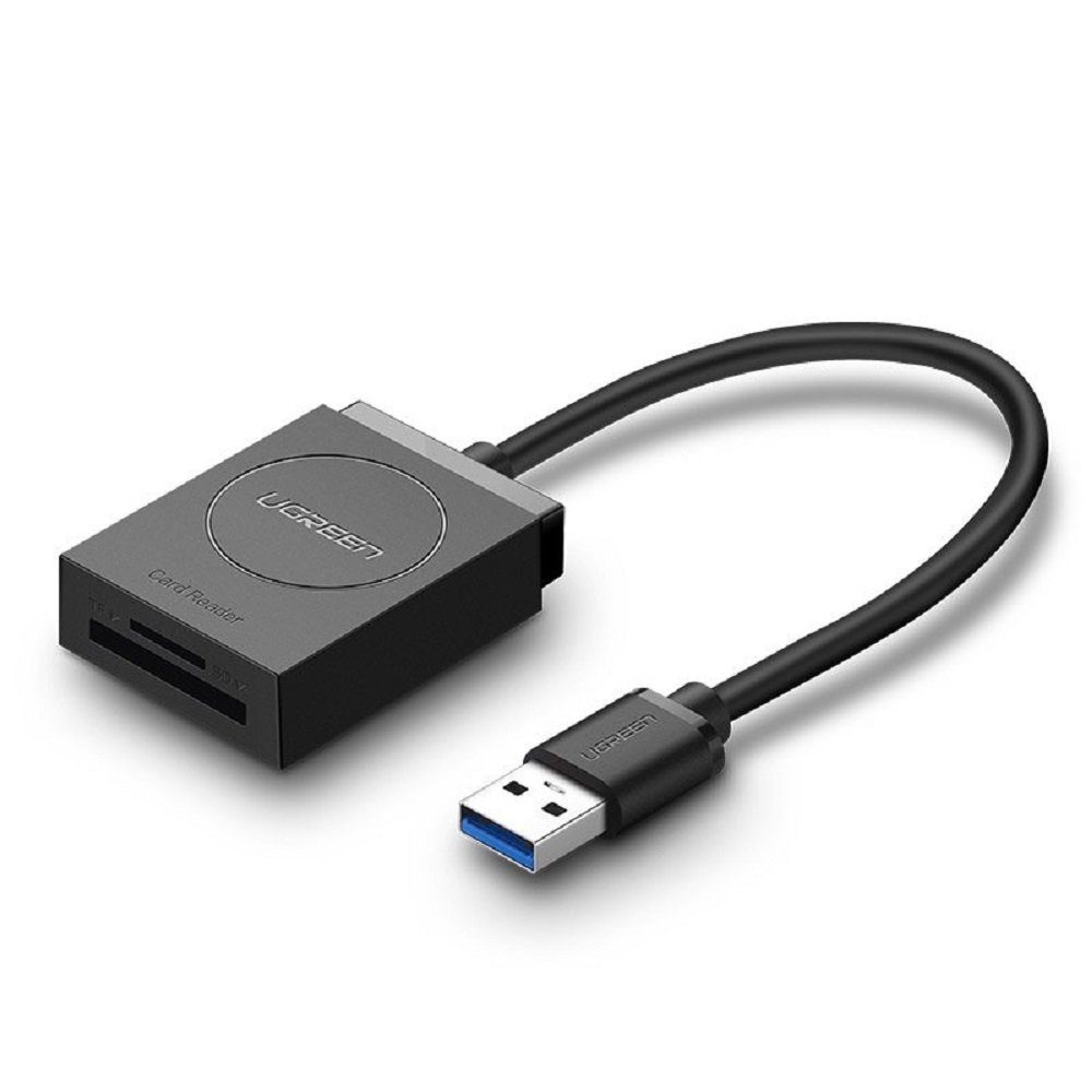 UGREEN Speicherkartenleser SD-/Micro-SD-Kartenleser auf USB 3.0, schnelle Dateiübertragungen