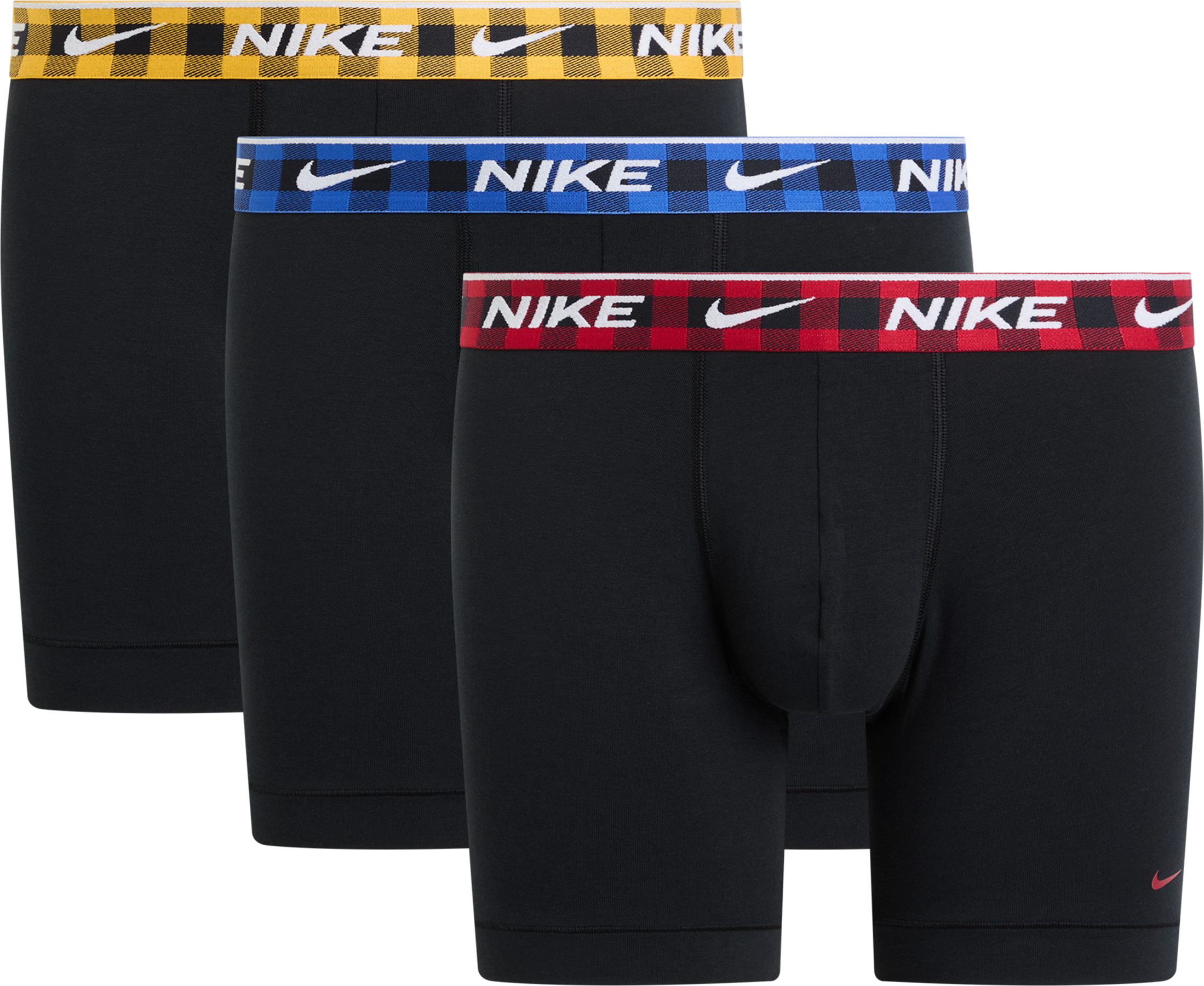 Nike Underwear Boxer BOXER BRIEF 3PK (Packung, 3-St., 3er) mit Logo-Elastikbund