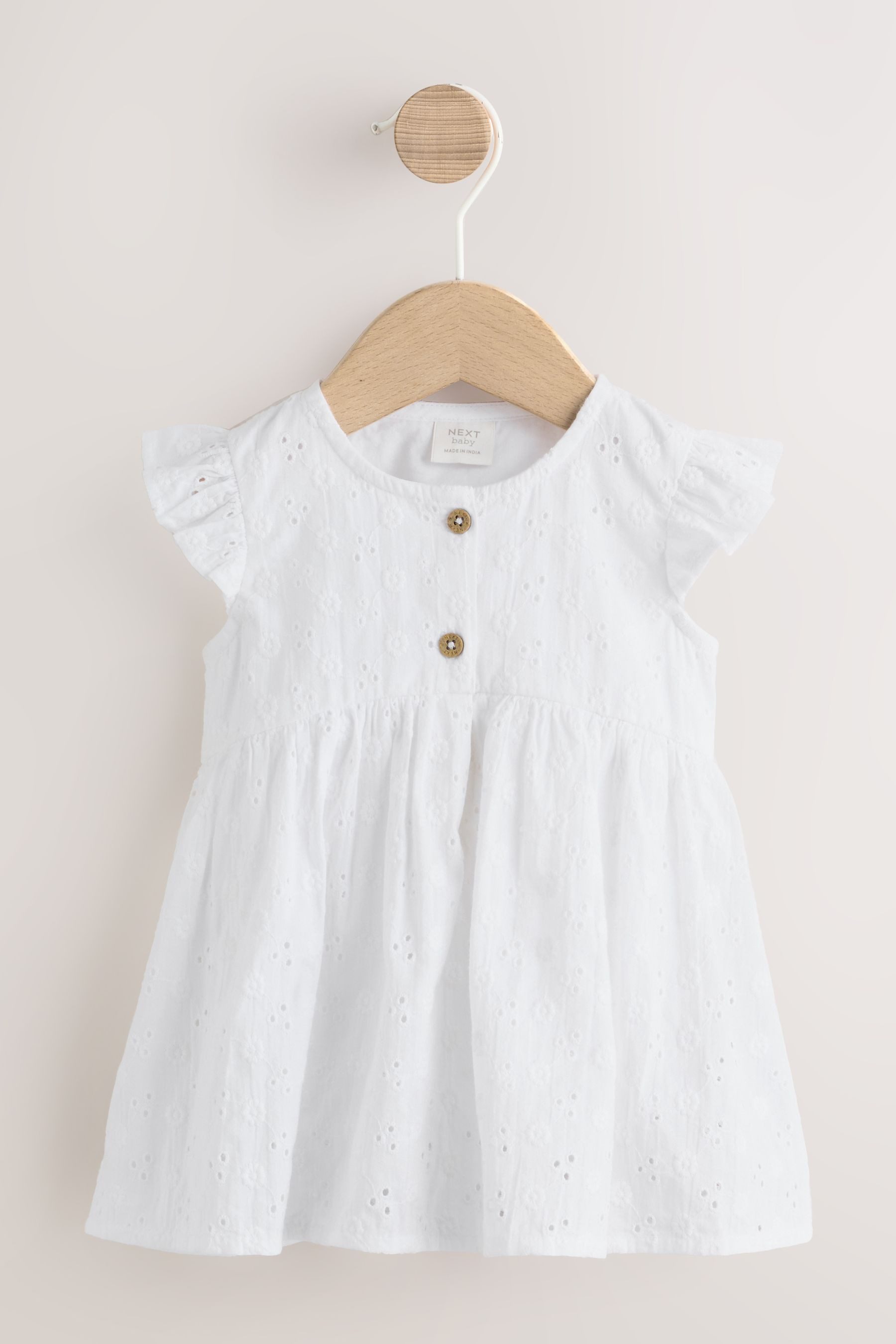 Blusenkleid Baby-Kleid mit integriertem Bodysuit