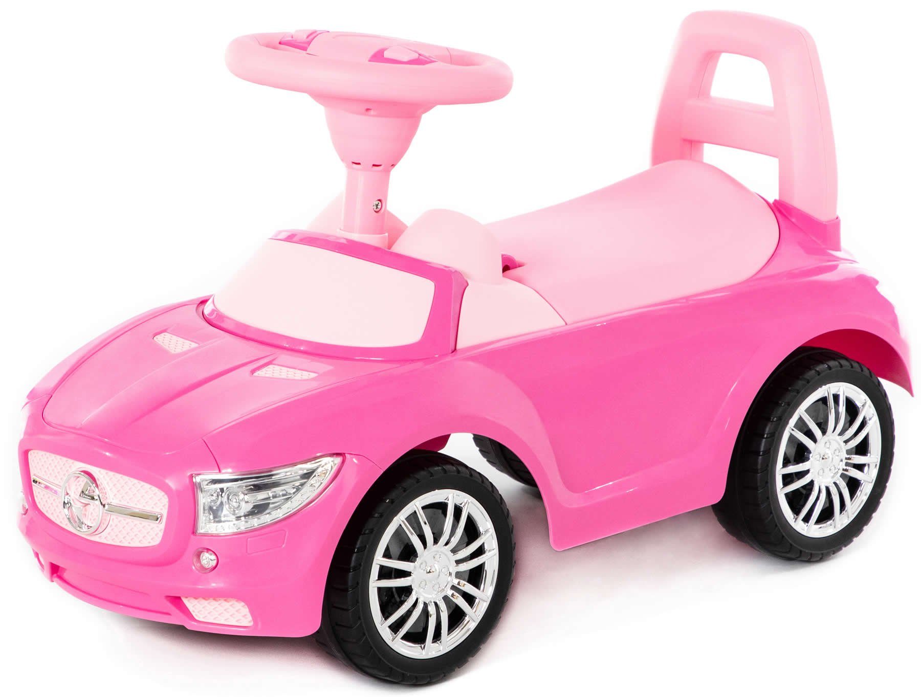 Polesie Rutscherauto Rutscherfahrzeug pink Super Car Nr.1 mit Sound