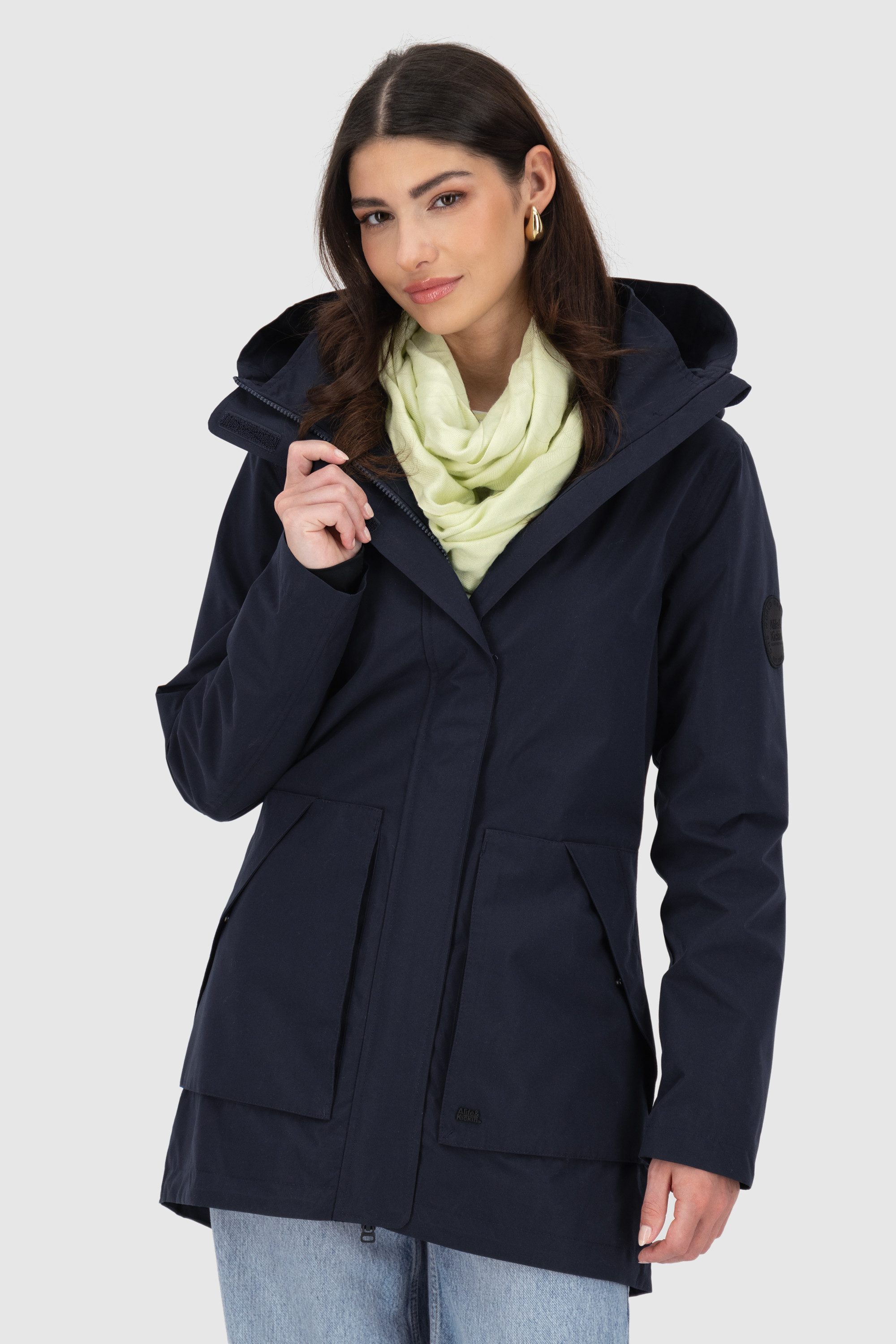 Alife & Kickin Outdoorjacke ArlettaAKA mit Kapuze und in figurbetontem Fit günstig online kaufen