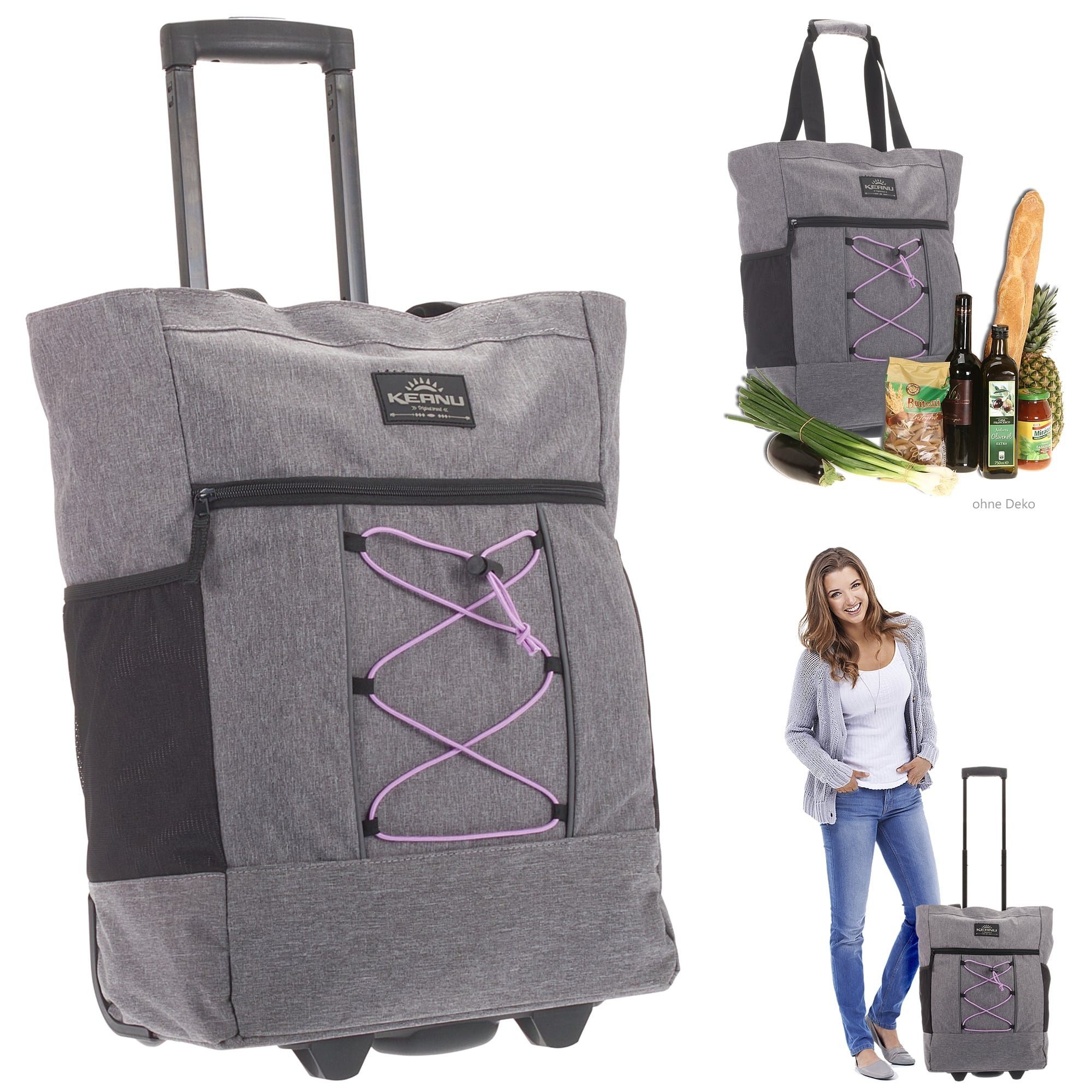 Keanu Bags Einkaufstrolley Shopping Trolley Einkaugfsroller Trinity, Saunat günstig online kaufen