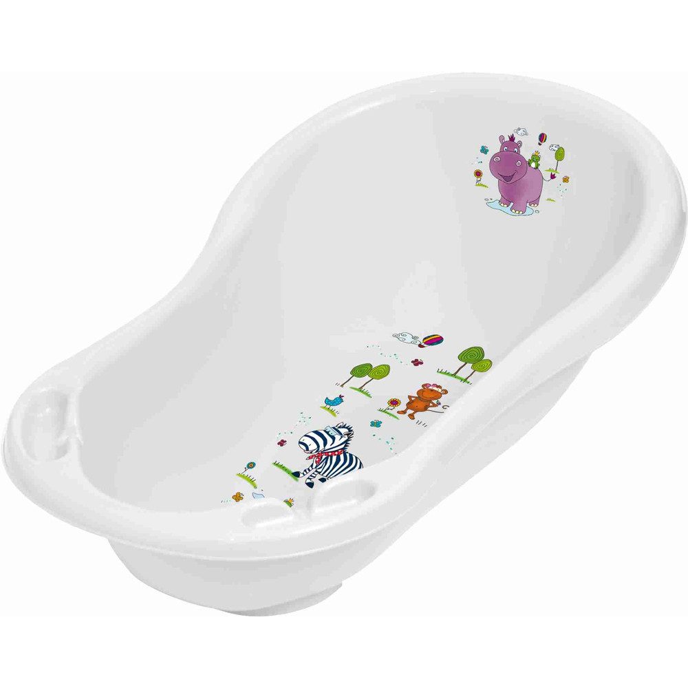keeeper Babybadewanne Baby Badewanne - Hippo - weiß - ca. 84 cm