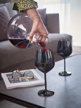ECHTWERK Weinglas, Edelstahl, PVD Beschichtung, 2-teilig, 0,5 Liter