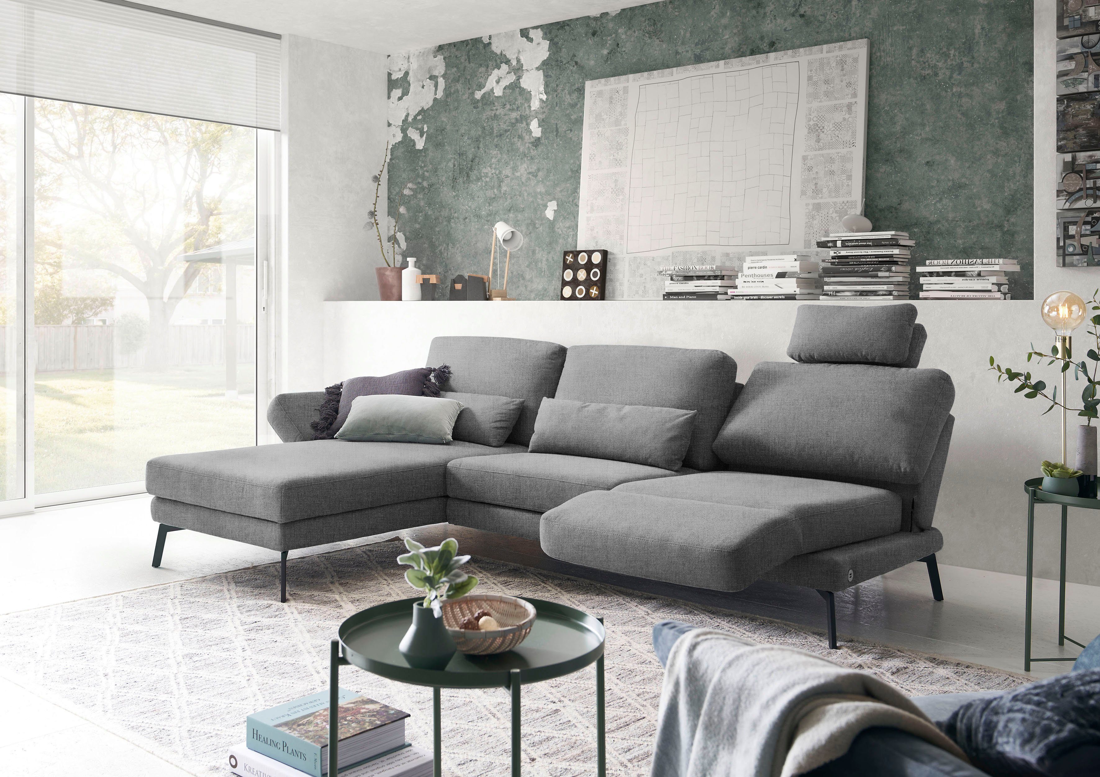 3C Candy Ecksofa Kairo modernes Multifunktions-Sofa, bequem, L-Form, inklusive Drehsitz, Armlehnen- und Rückenverstellung, OTTOs Choice