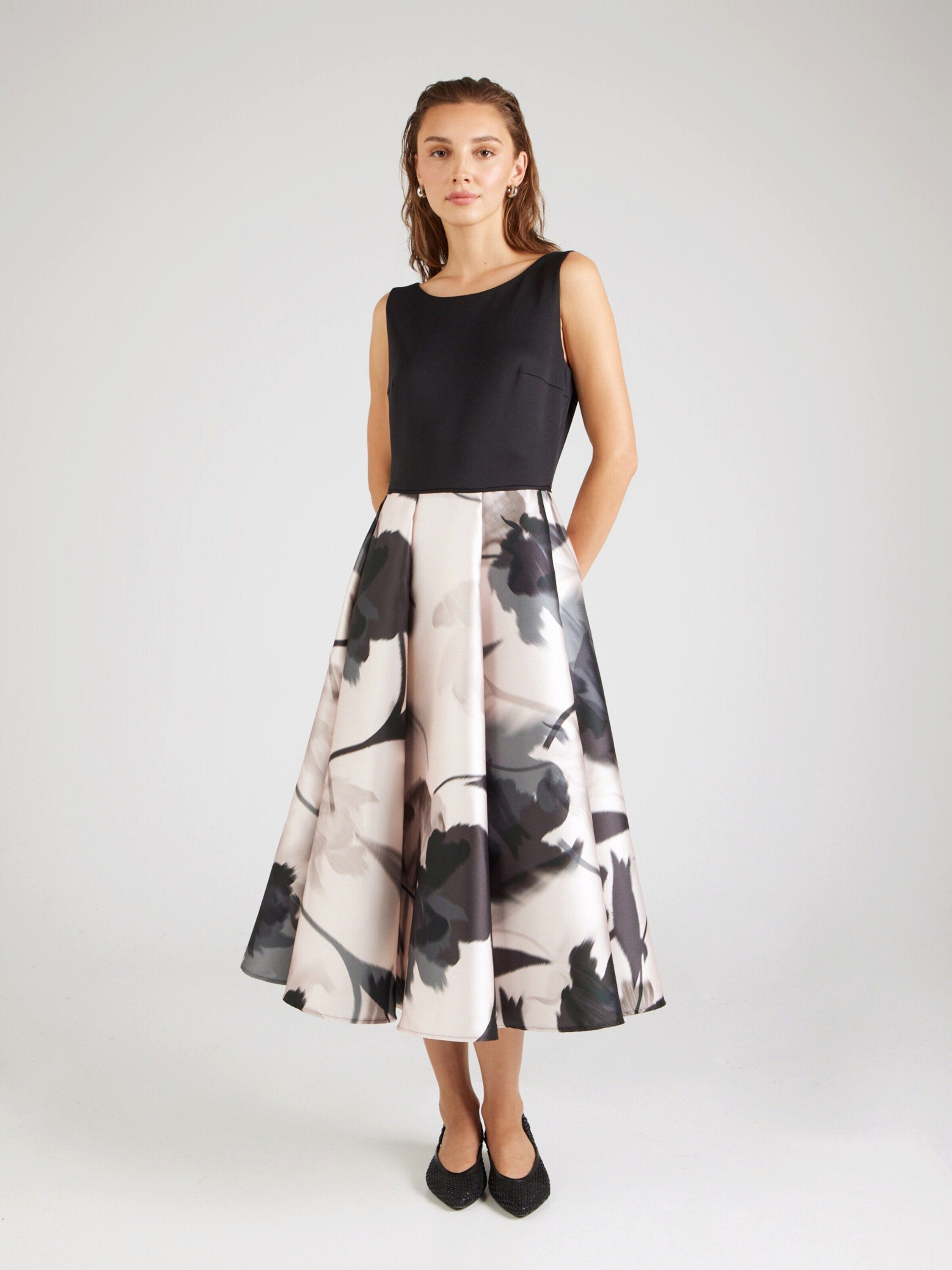 SWING Cocktailkleid (1-tlg) Falten