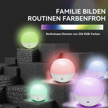 Welikera Nachtlicht LED-Nachtlicht, 16 farbige Illusion Touch Light mit Fernbedienung