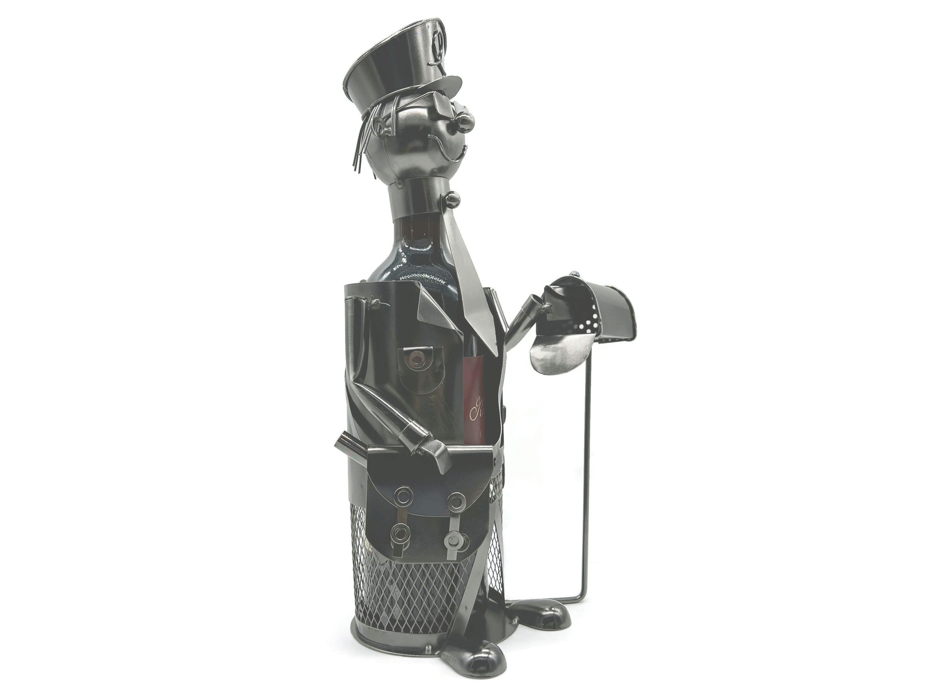 eXODA Weinflaschenhalter Postbote aus Metall, (1x günstig online kaufen