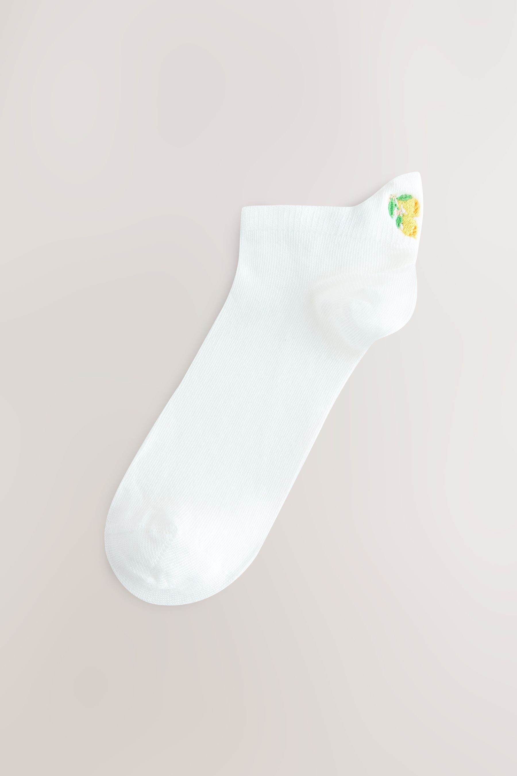 Next Basicsocken Sneaker-Socken mit gesticktem Motiv, 4er-Pack (1-Paar)