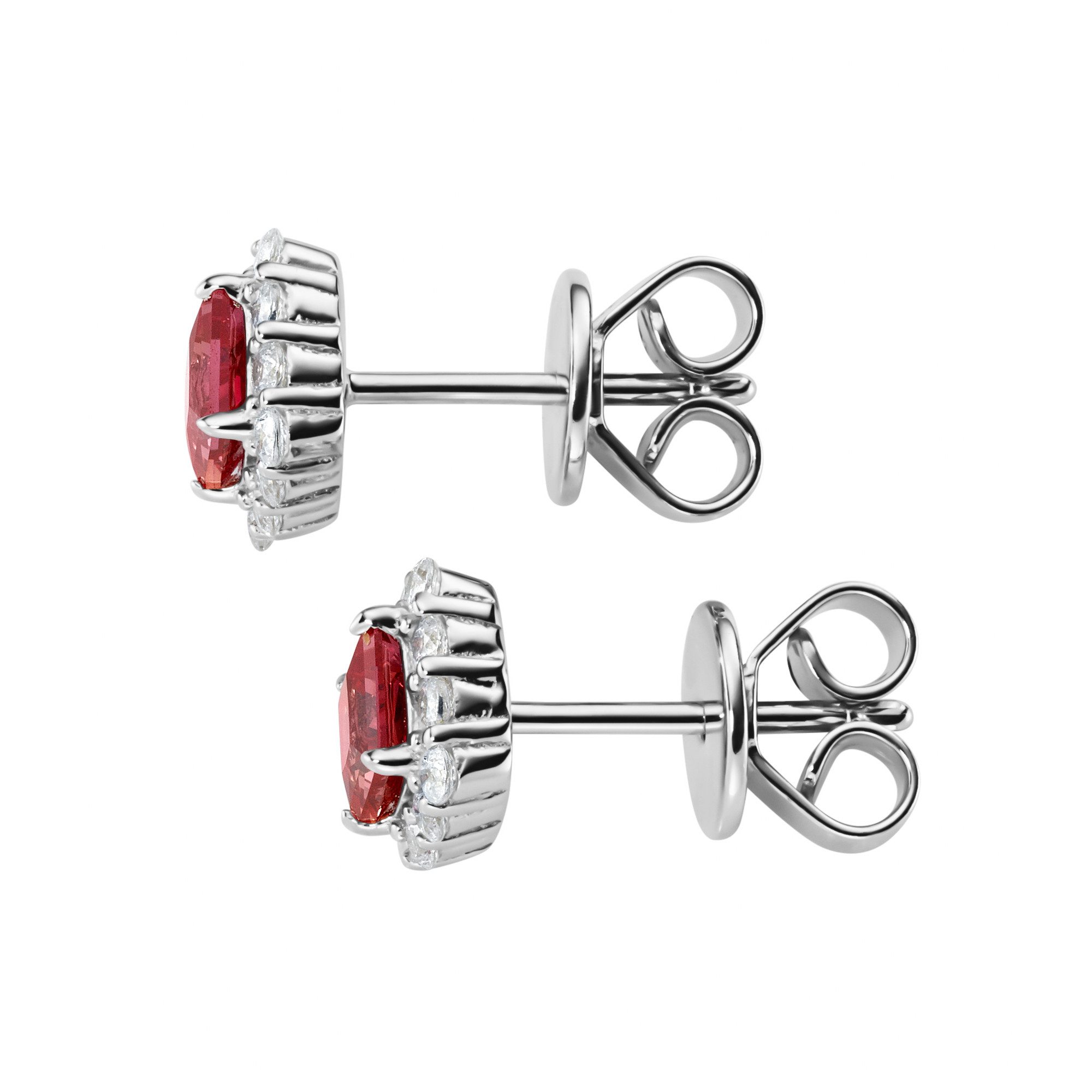 GIORGIO MARTELLO MILANO Paar Ohrstecker Ziersteine, Zirkonia weiß, Silber 925