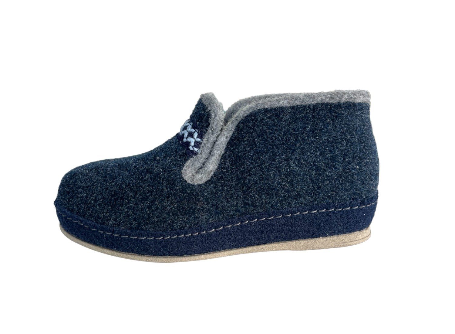 SCHAWOS Schawos Damen Hauschuh 2070-8 blau Hausschuh