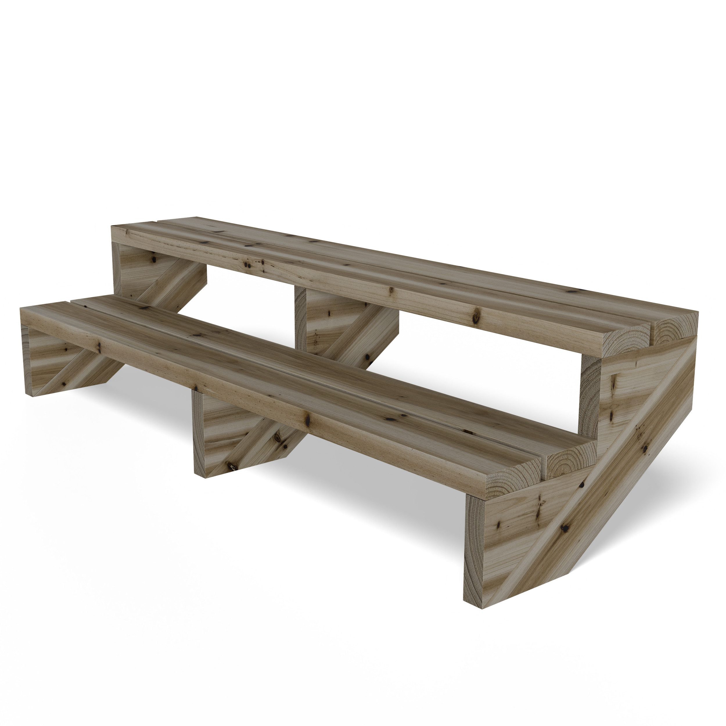 Gartenwelt Riegelsberger Außentreppe Terrassentreppe Kiefer kesseldruckimpr günstig online kaufen