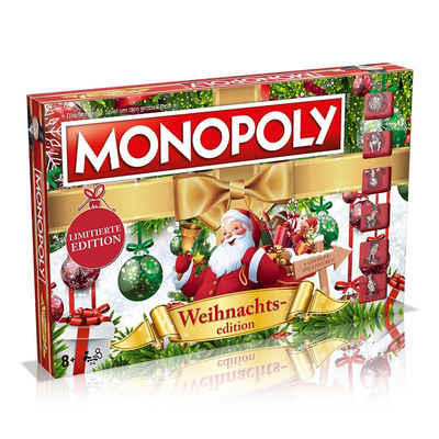 Winning Moves Spiel, Brettspiel »Monopoly Weihnachten Gesellschaftsspiel Brettspiel Spiel«