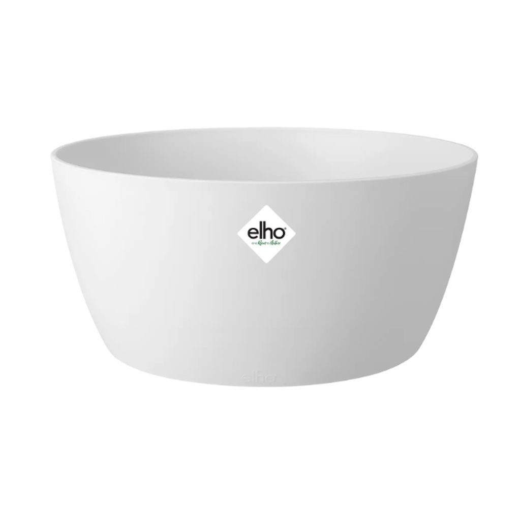 Elho Pflanzkübel brussels schale 23cm weiss günstig online kaufen