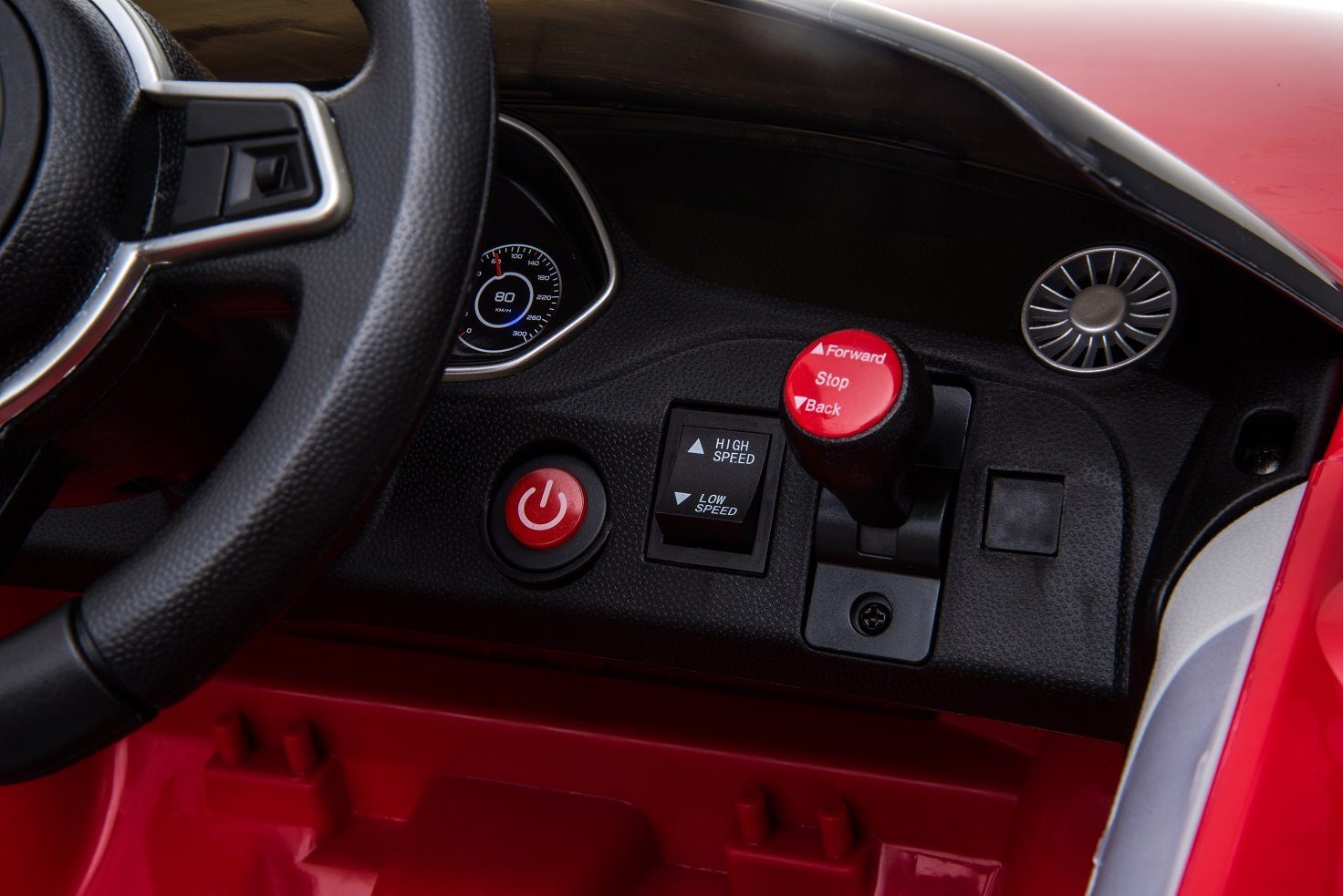 Toys Store Elektro-Kinderauto Audi mit 35 USB Belastbarkeit MP3 AUX-/USB-Anschluss, TT Cabrio Anschluss, RS MP3 und Lenkrad, Fernbedienung Fernsteuerung kg, am Motorsound Hupe und