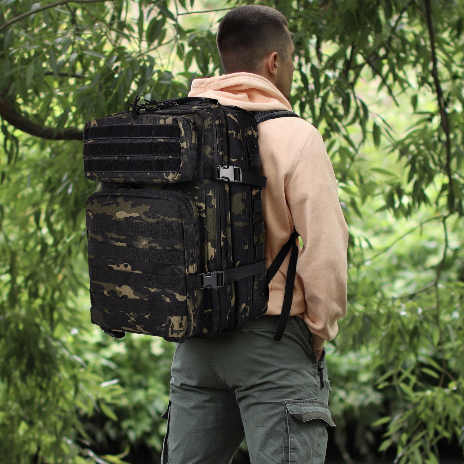 TAN.TOMI Rucksack Taktischer Rucksack 45L Wanderrucksack Militär Rucksack, günstig online kaufen