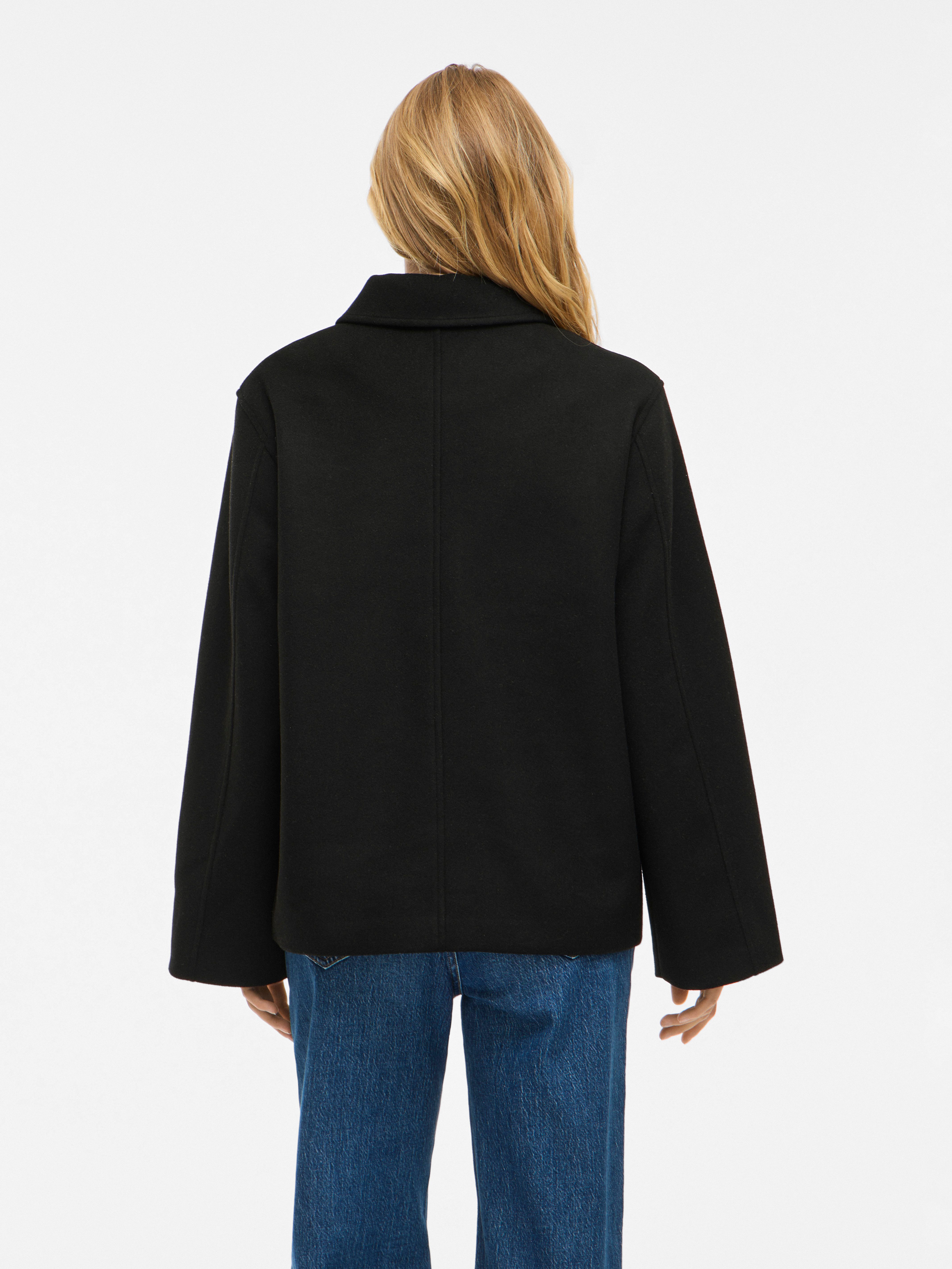 Vila Kurzjacke VICLAUDIA L/S JACKET- NOOS Kunstfaser