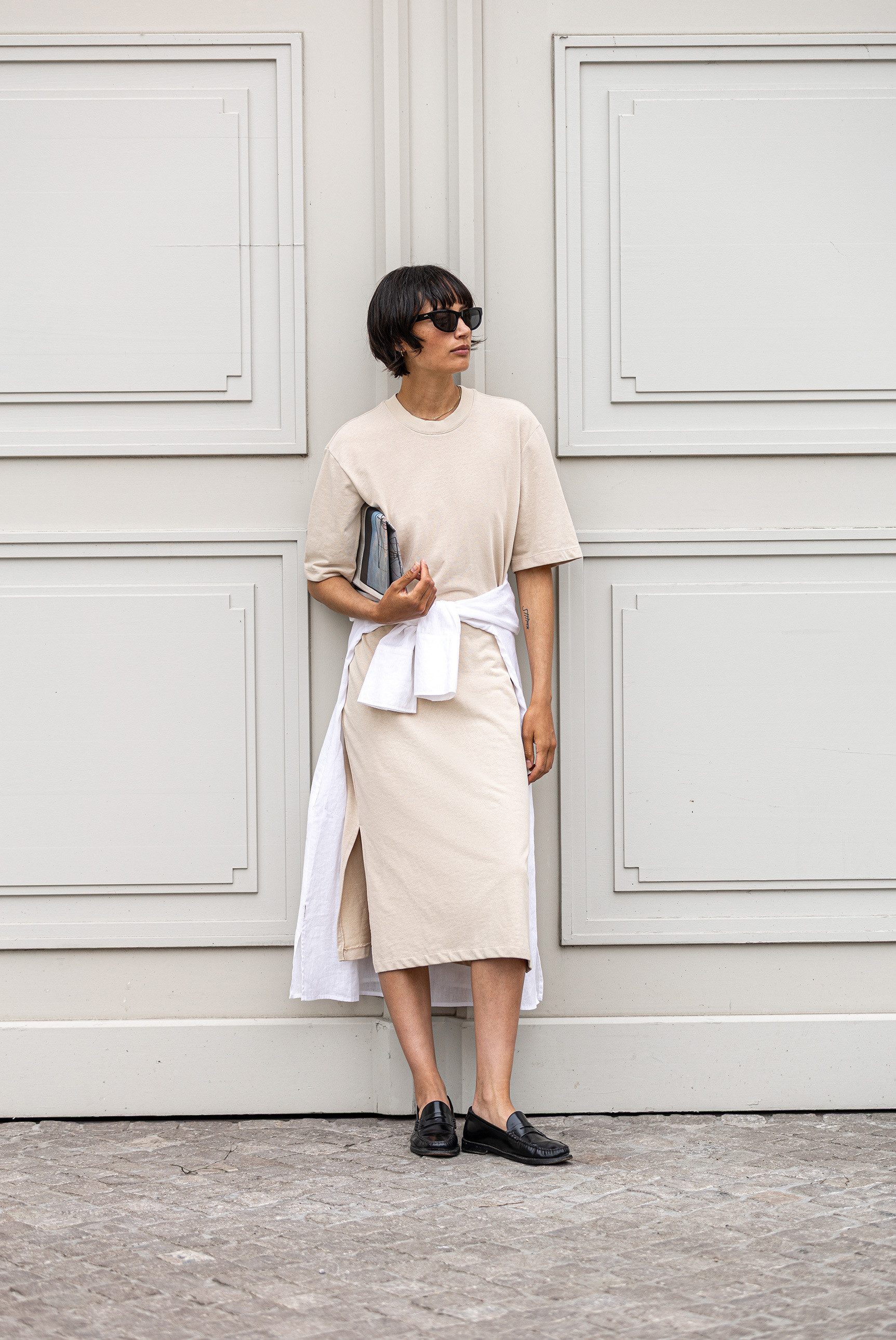 SENSES.THE LABEL Sommerkleid mit Baumwolle