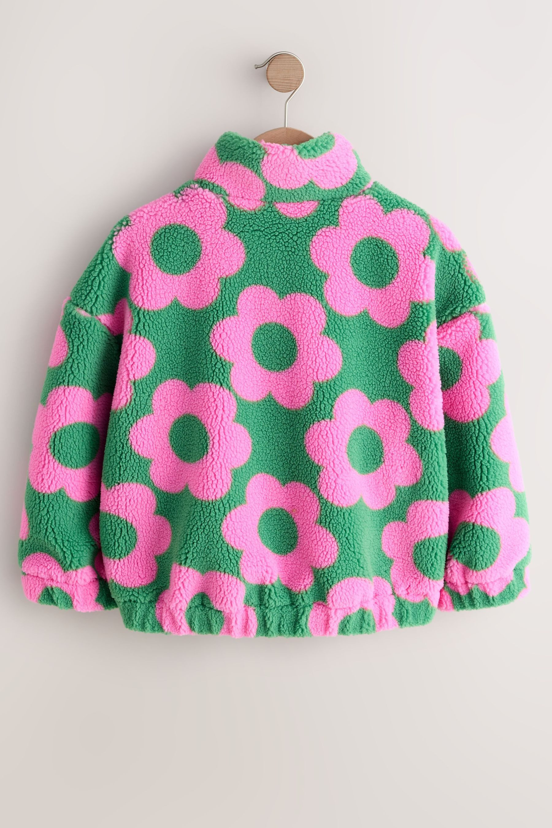 Next Fleecejacke Borgjacke mit Reißverschluss (1-St)