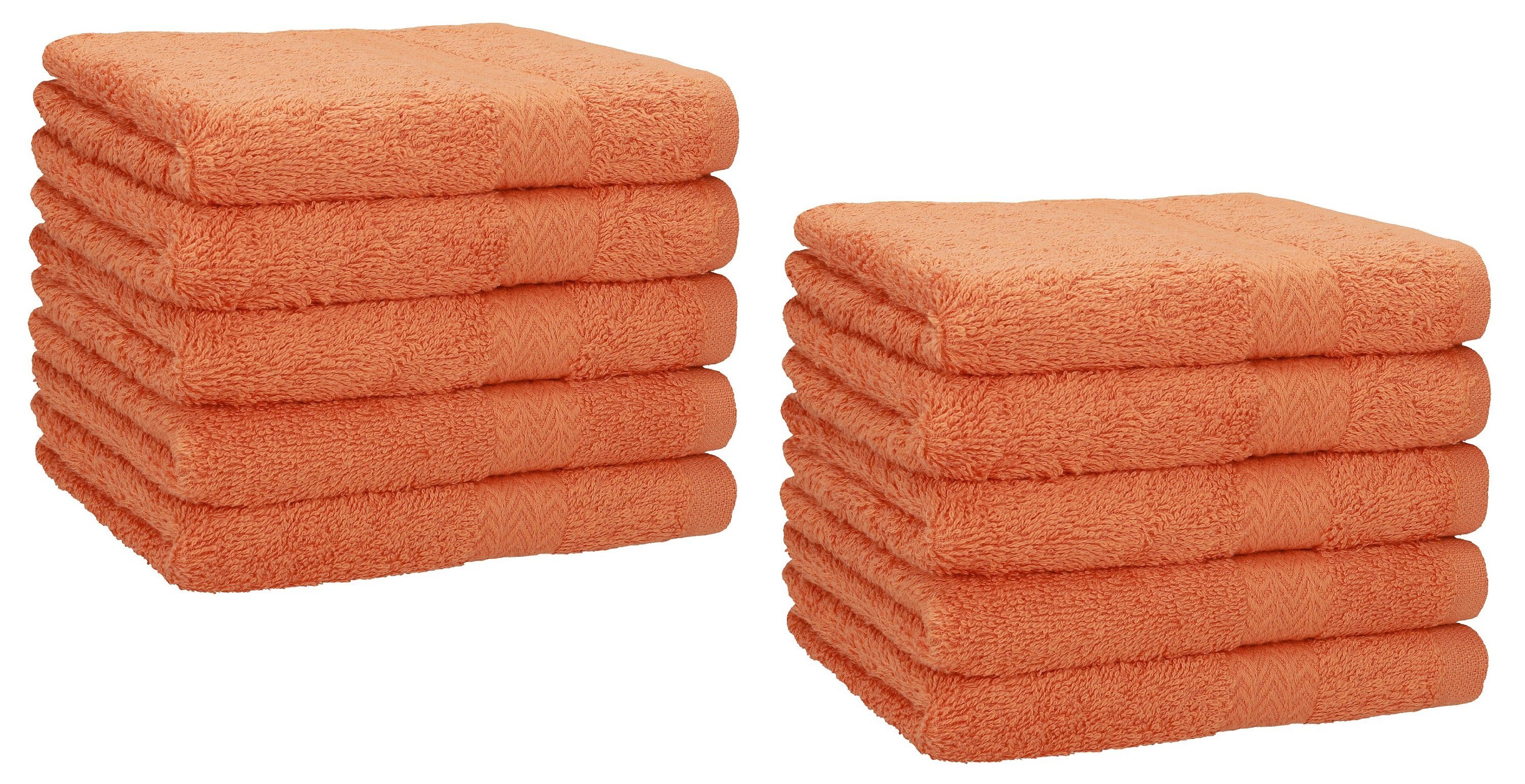 Betz Gästehandtücher 10 tlg. Gästehandtücher-Set PREMIUM 100 % Baumwolle 30x50cm, 100% Baumwolle (10-St)