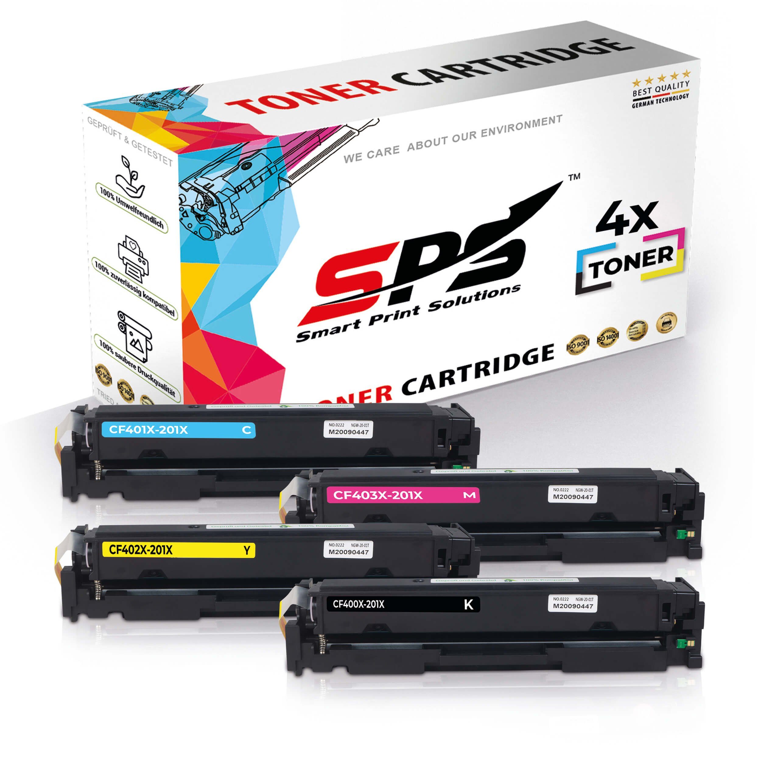 SPS Tonerkartusche 4x Multipack Set Kompatibel für HP Color Laserjet, (4er Pack, 4x Toner)