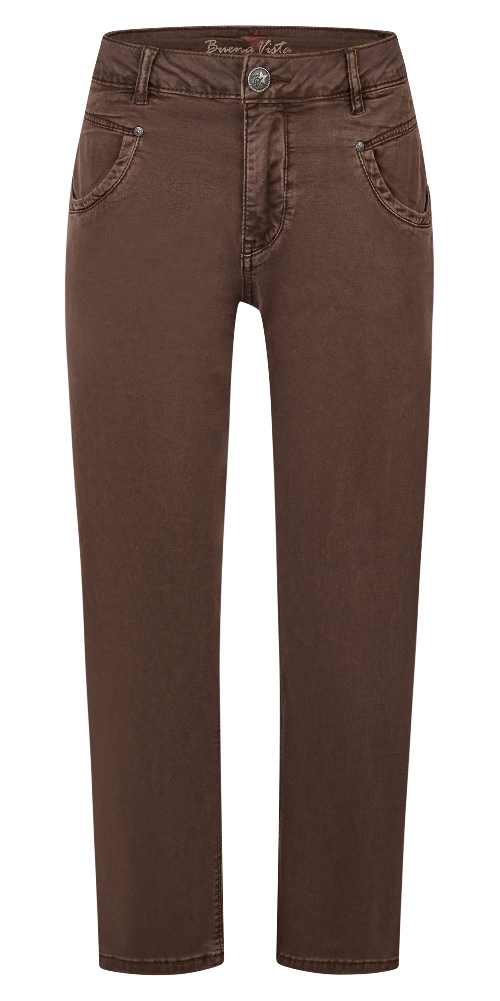 Buena Vista Stretch-Jeans BUENA VISTA ANNA C STRAIGHT 7/8 kaffee 2603 B5859 4219.8340 - Summer