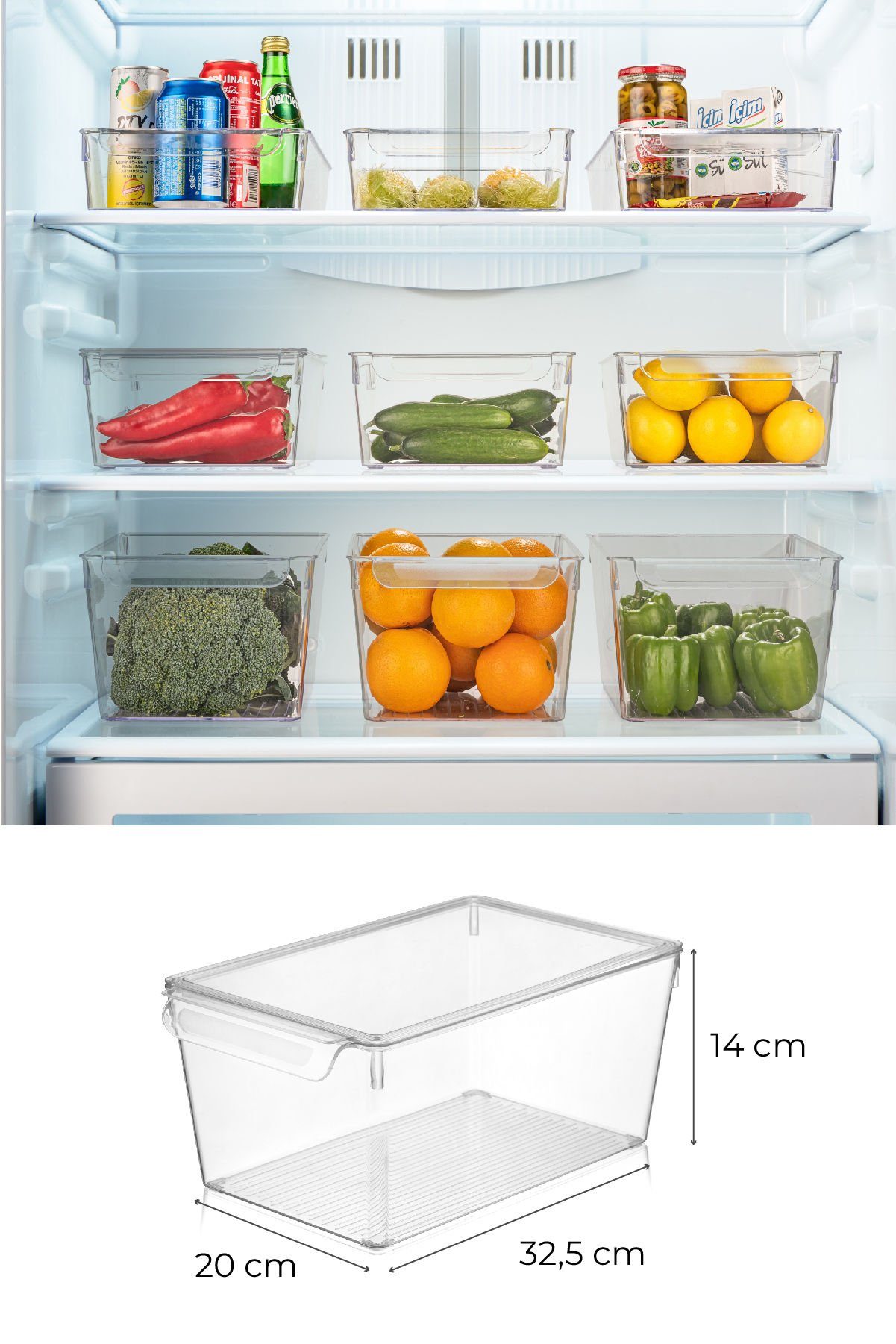Hermia Concept Vorratsdose Küchenaufbewahrung, FRM3417, 100% Sonstige Plastik Transparent