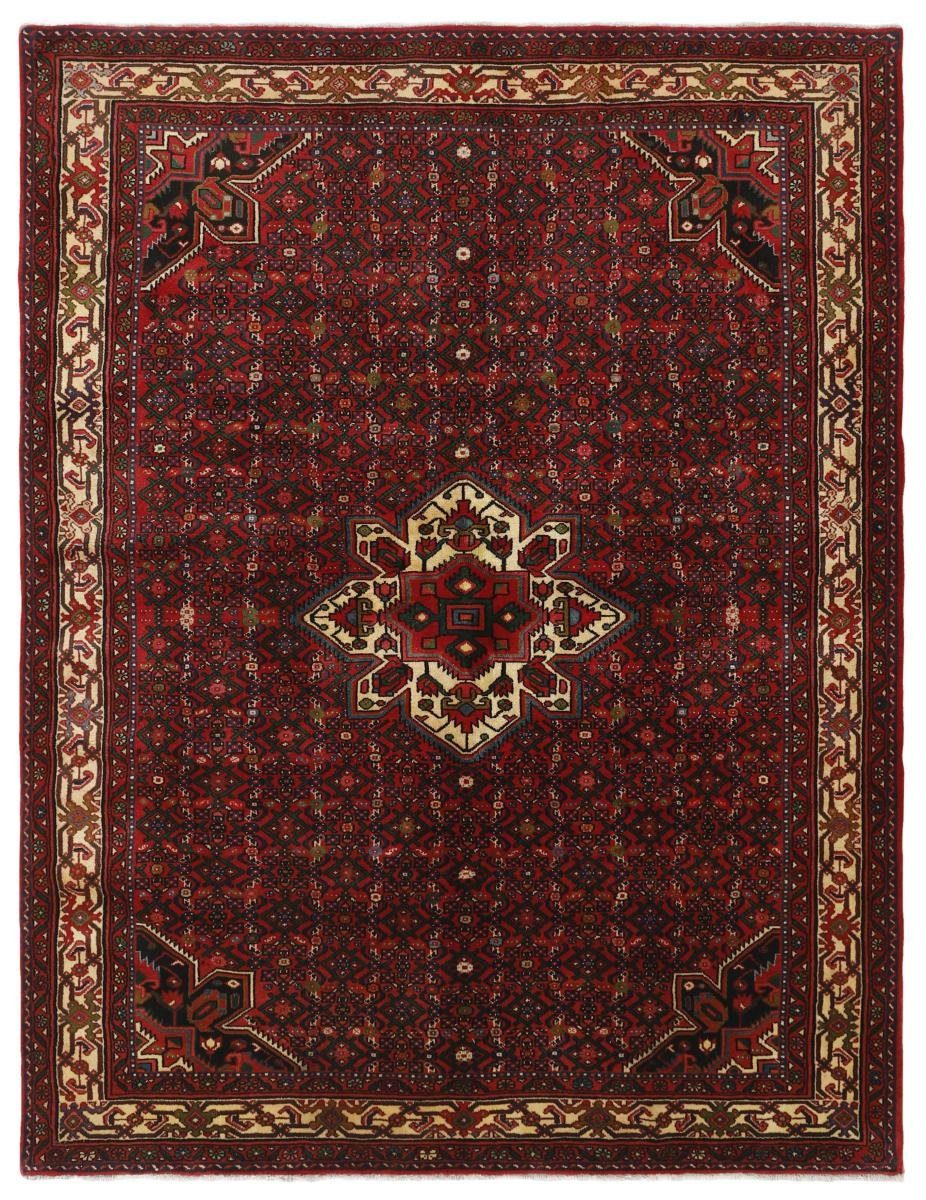 Orientteppich Hosseinabad 214x285 Handgeknüpfter Orientteppich / Perserteppich, Nain Trading, rechteckig, Höhe: 12 mm