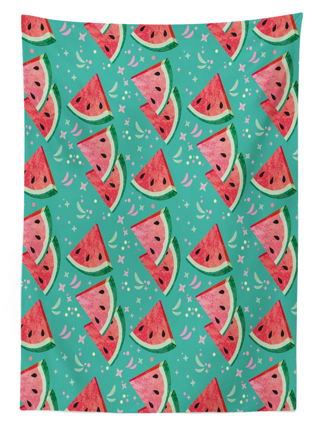 Abakuhaus Formen geeignet Wassermelone Für Außen Tischdecke und Waschbar Farbfest Frucht-Scheiben Bereich den Klare Farben,