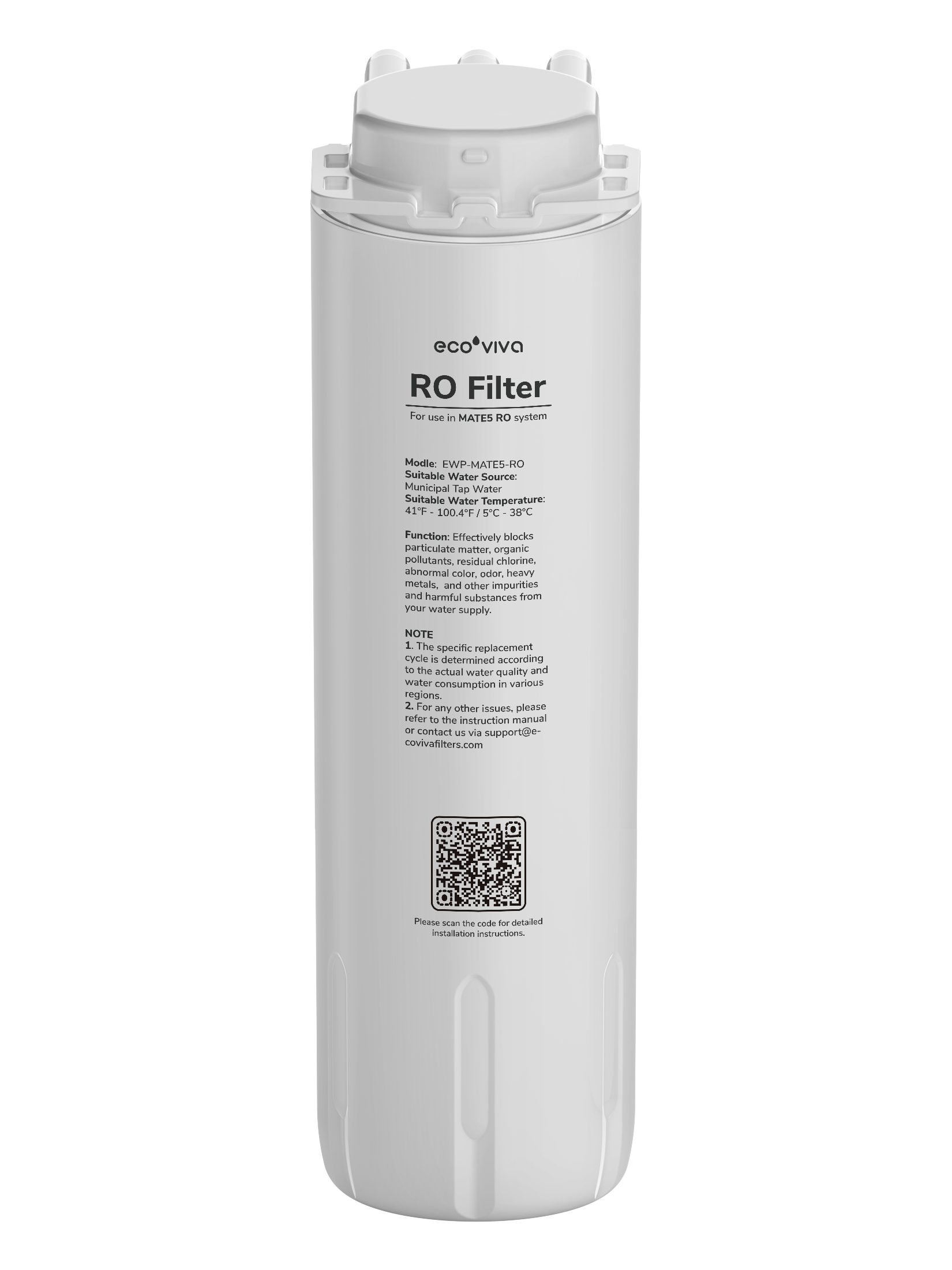 Ecoviva Wasserfilter MATE5 RO-Filter Ersatzfilter