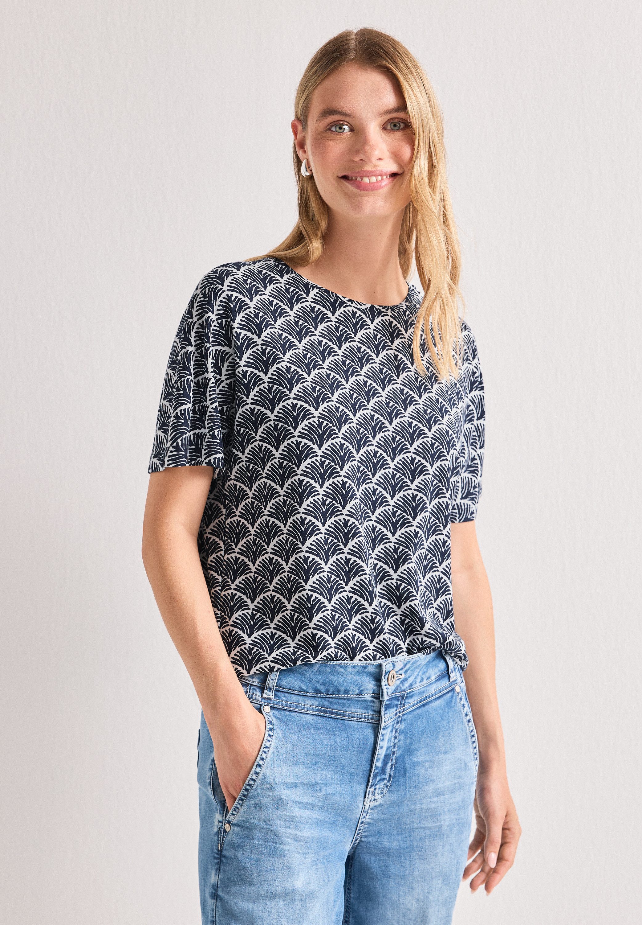 STREET ONE T-Shirt aus softer Viskose