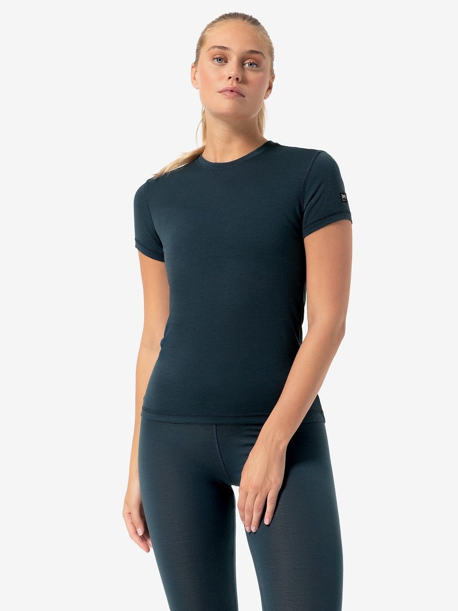 SUPER.NATURAL Funktionsshirt für Damen, Merino SIERRA140 TEE Funktionsunterwäsche, atmungsaktiv