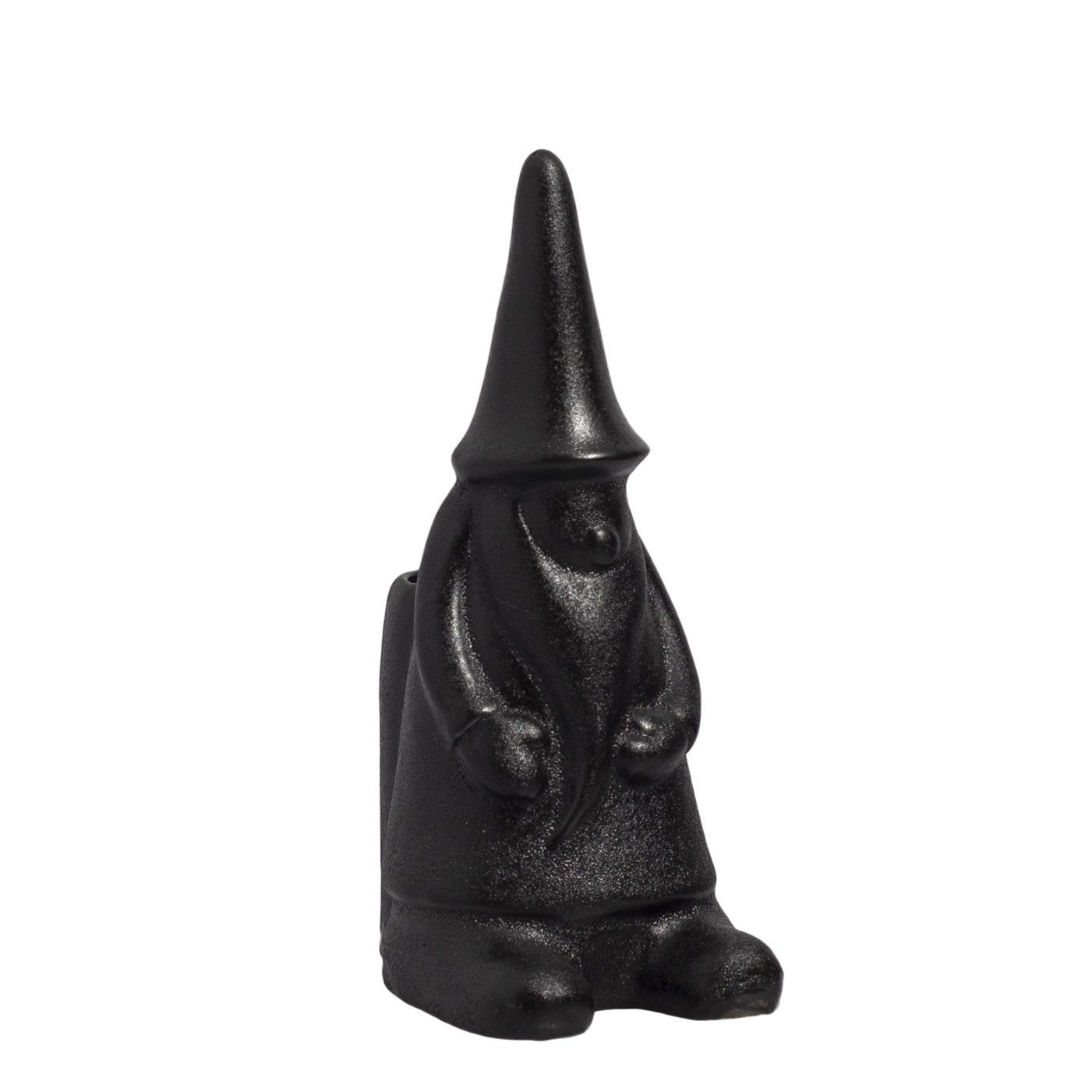 Storefactory Scandinavia Dekoobjekt Kerzenhalter HANS Keramik schwarz, Ø 7x15 cm