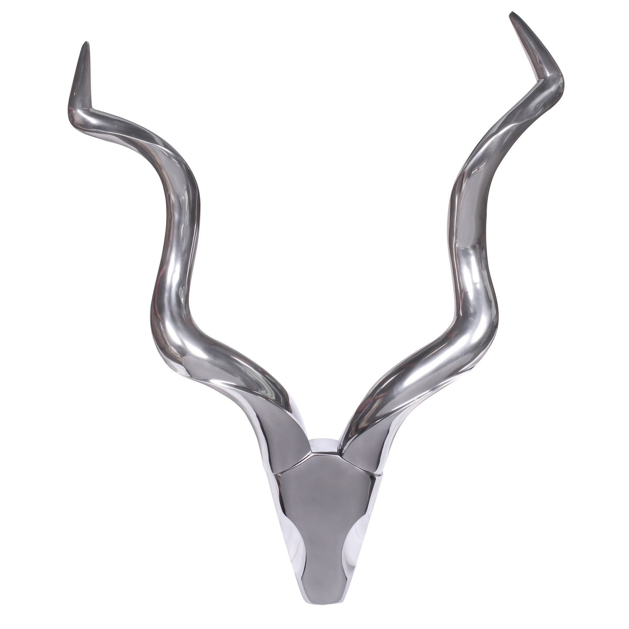 Blumentopf BEHRAM Aluminium Wanddeko Silber