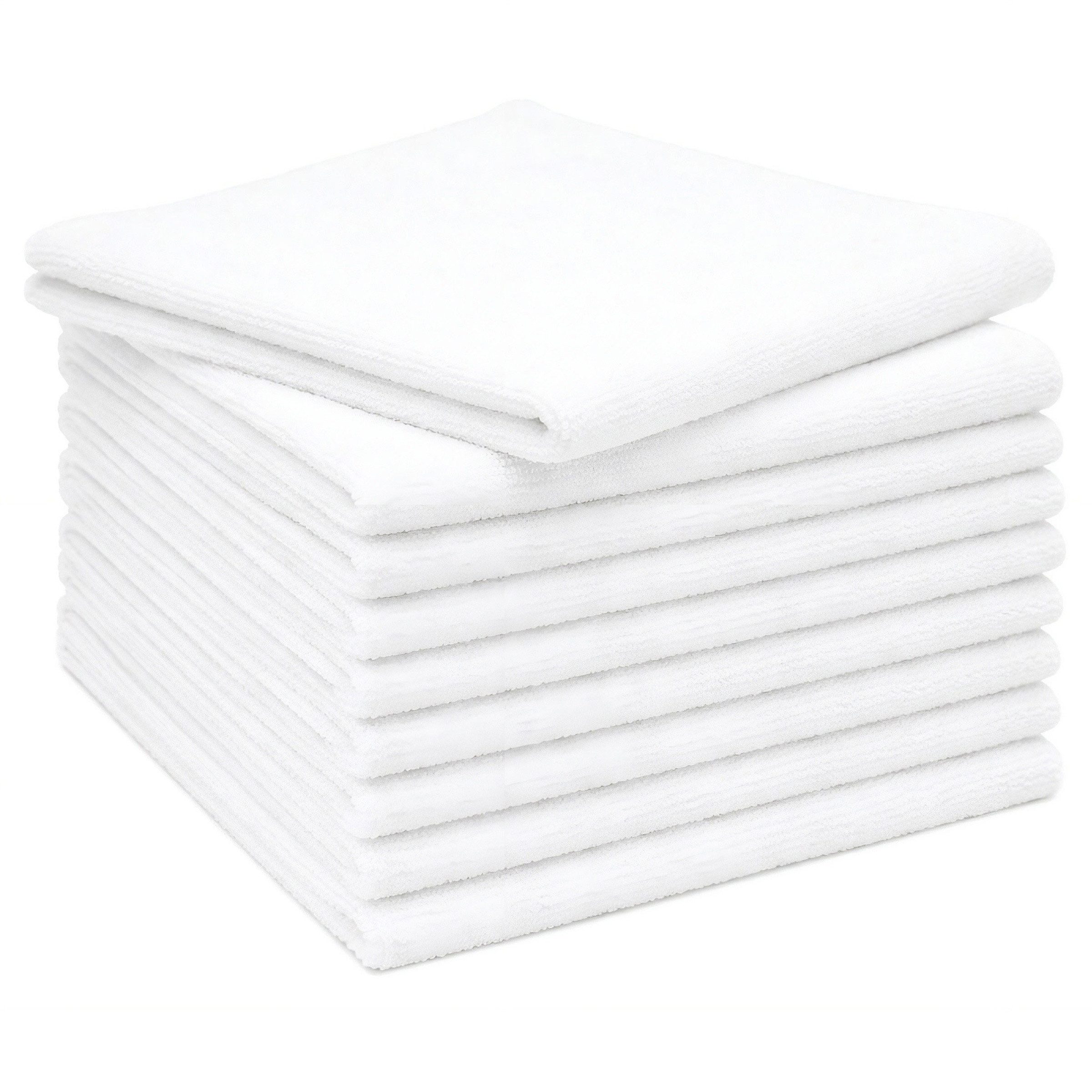 ZOLLNER Geschirrtuch, (Spar-Set, 10-tlg), 32 x 32 cm, 80% Polyester, 20% Polyamid, vom Hotelwäschespezialisten