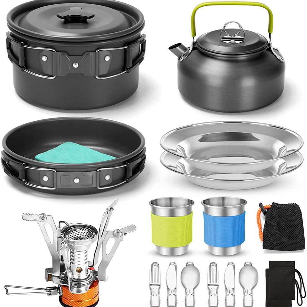 Kochbesteck-Set Zusammenklappbares Kochgeschirr Campingbesteck-Set