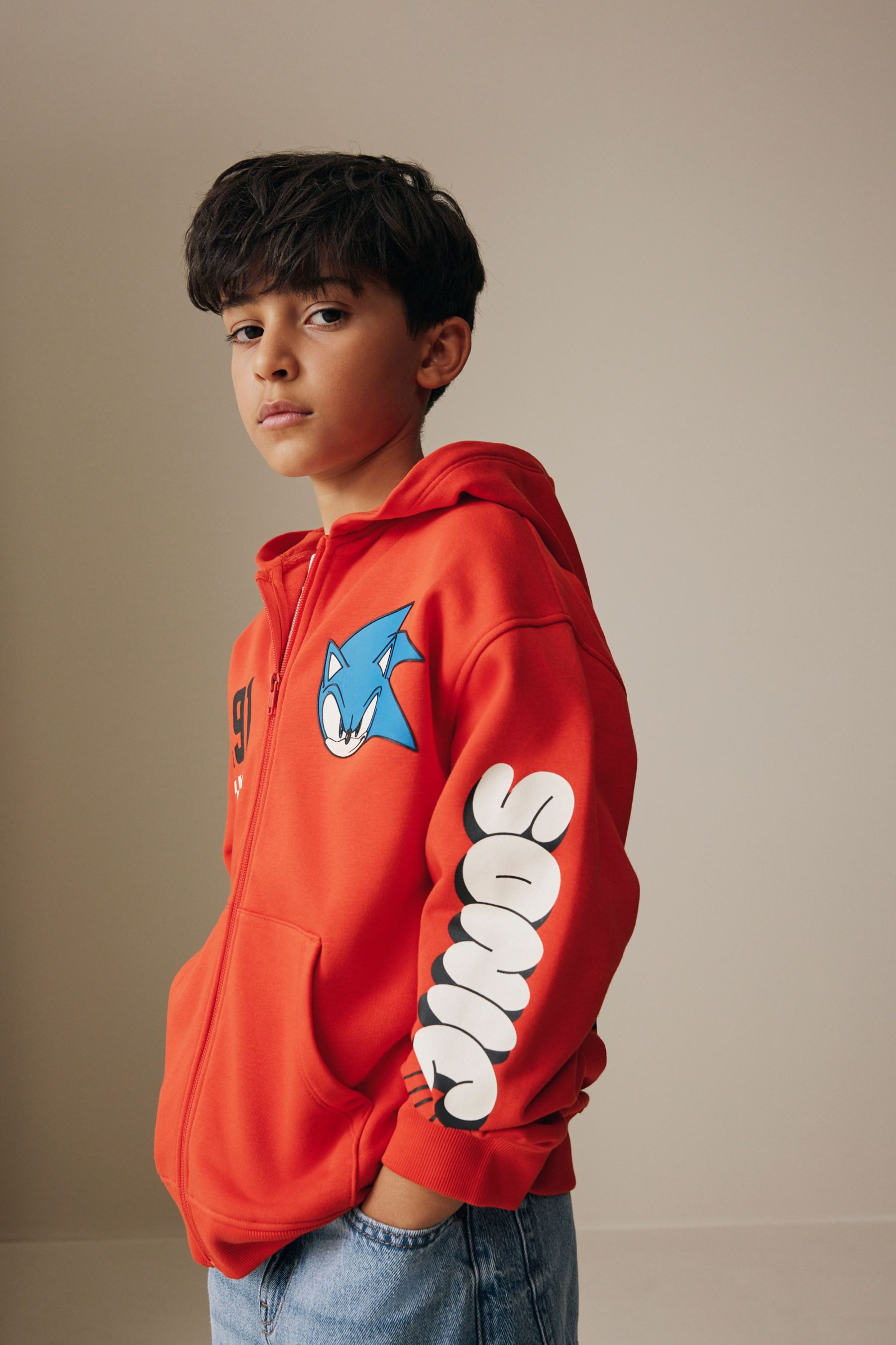 Next Kapuzenpullover Kapuzenjacke mit Reißverschluss, Sonic (1-tlg)