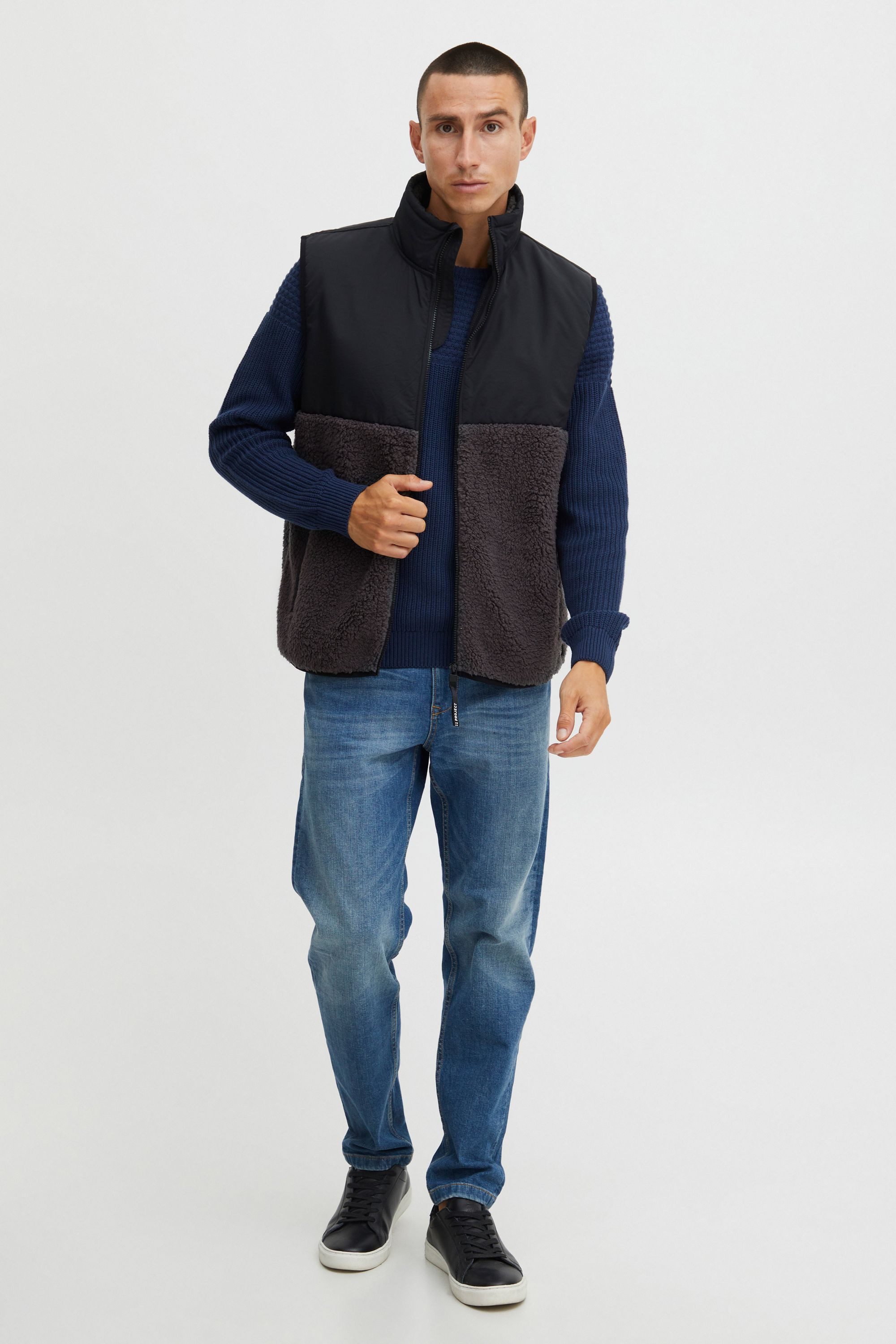 11 Project Fellimitatweste PRPietto Teddy Vest günstig online kaufen
