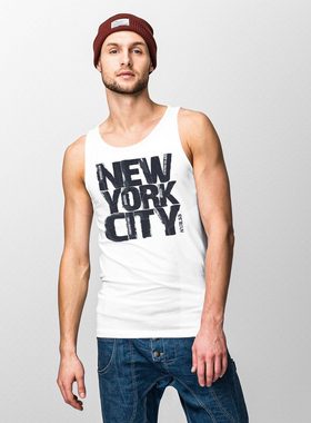 Neverless Tanktop Herren Tank-Top New York City Schriftzug Print Fashion Streetstyle Muskelshirt Neverless® mit Print