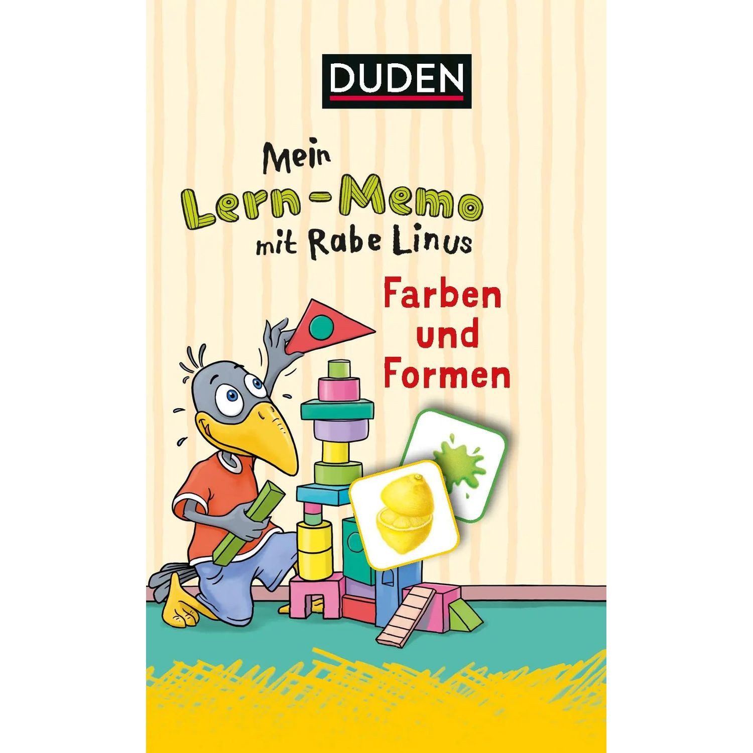 Duden Spiel Mein Lern-Memo mit Rabe Linus  Farben und Formen