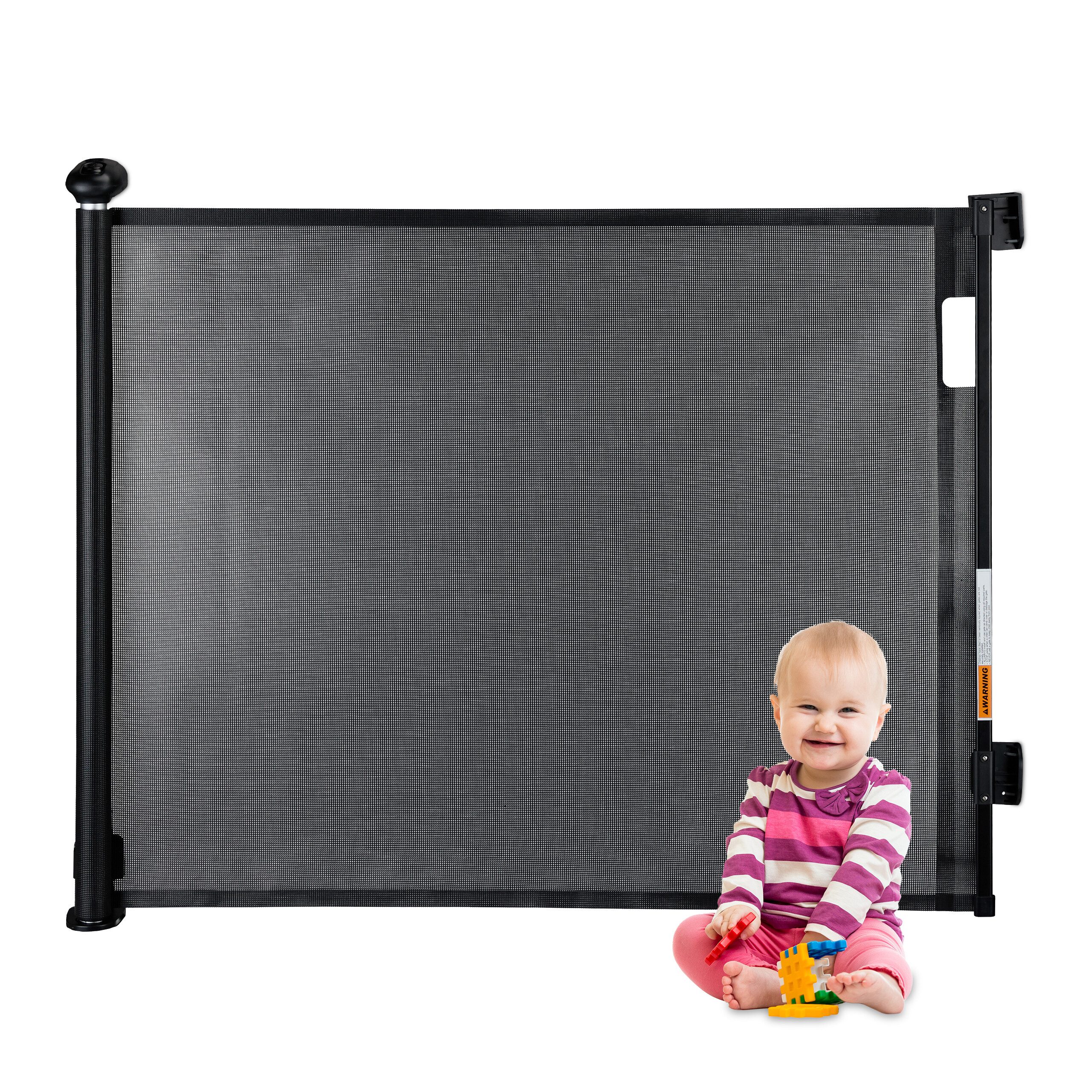 relaxdays Universalschutzgitter Treppenschutzgitter Design B 70-180 günstig online kaufen