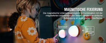 OLIGHT Nachtlicht Obulb Plus magnetische Lichtkugel mit App Steuerung und Touchschalter, LED fest integriert, RGB, Tageslichtweiß